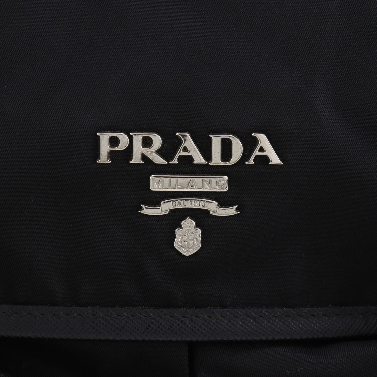 Prada Black Nylon Shoulder Bag (Pre-Owned)