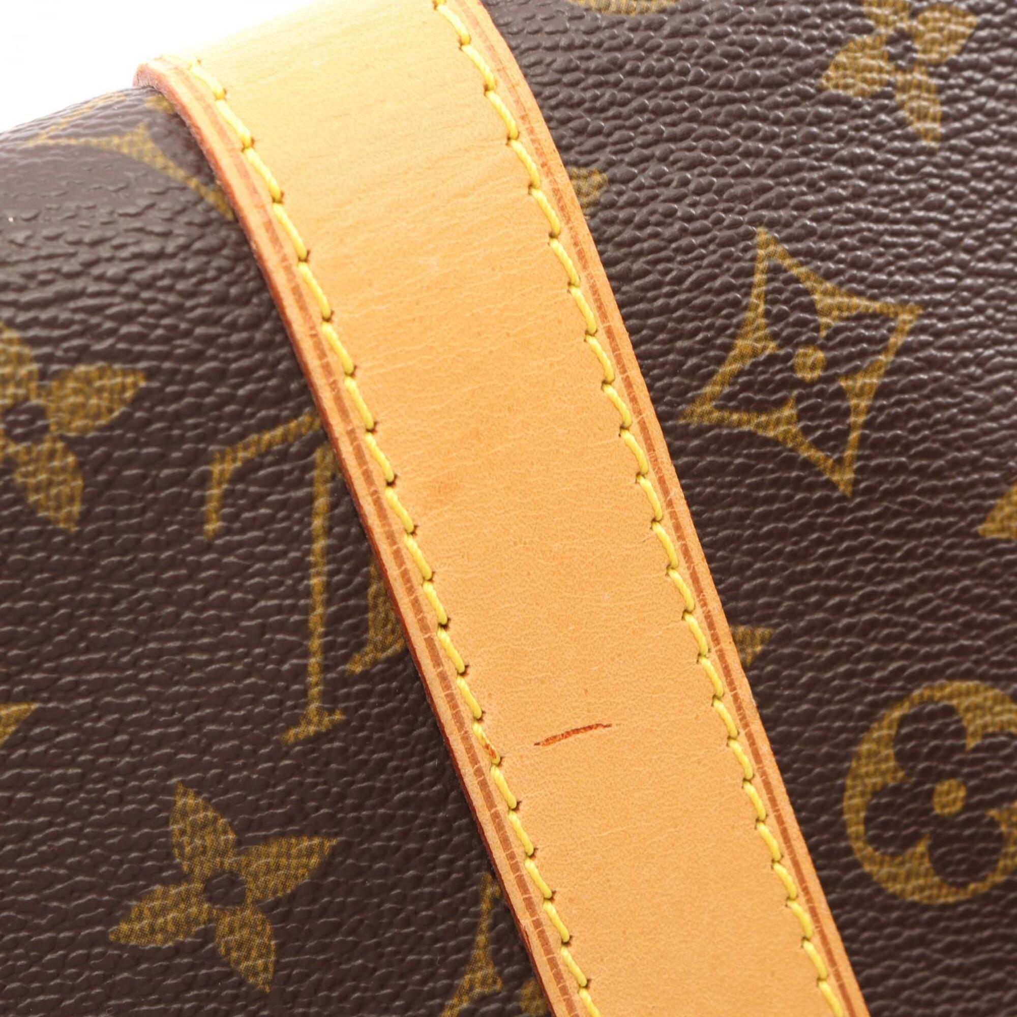 Louis Vuitton Brown Pvc Leather Boston Bag Handbag (Pre-Owned)