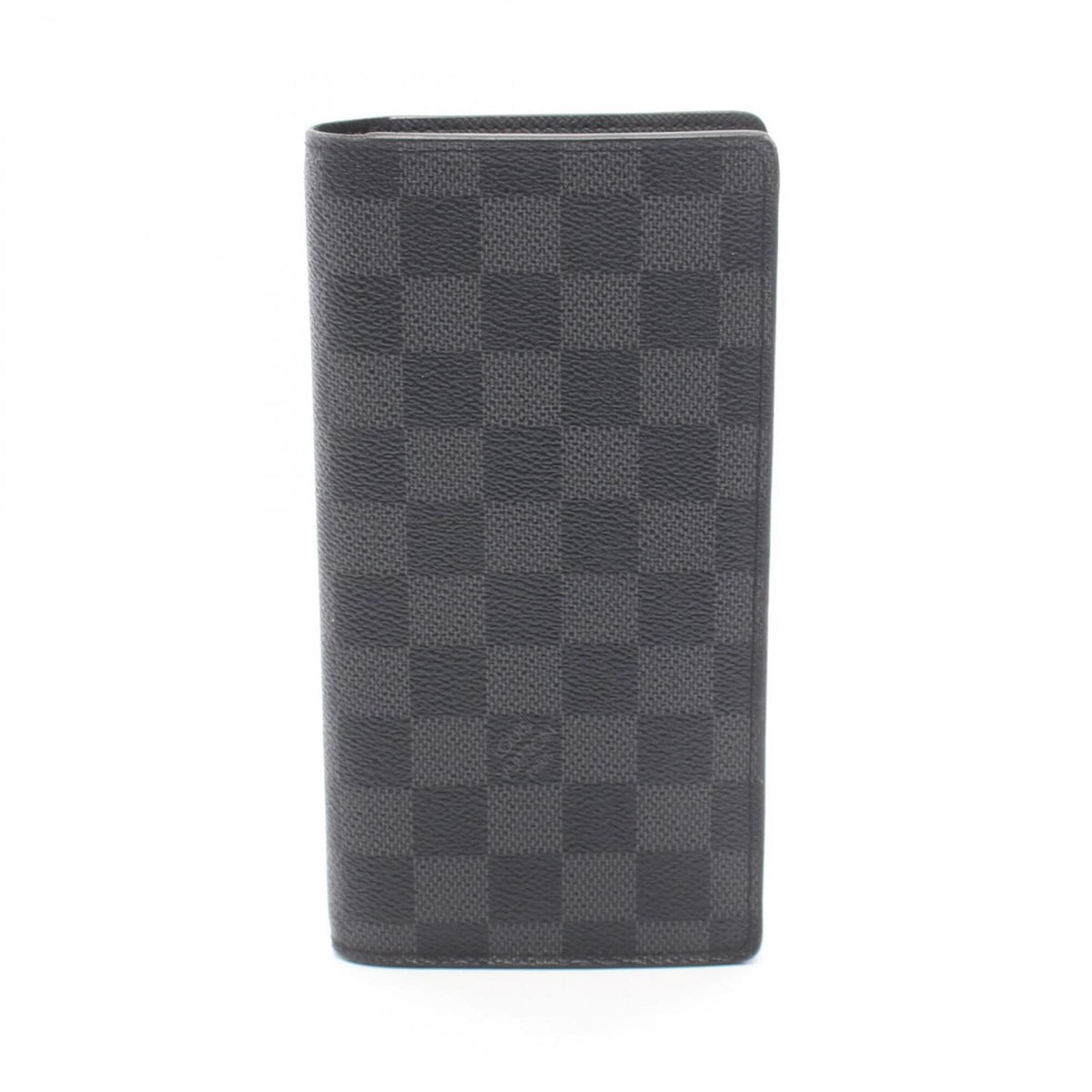 Louis Vuitton Black Leather Pvc Long Wallet (Bi-Fold) (Pre-Owned)