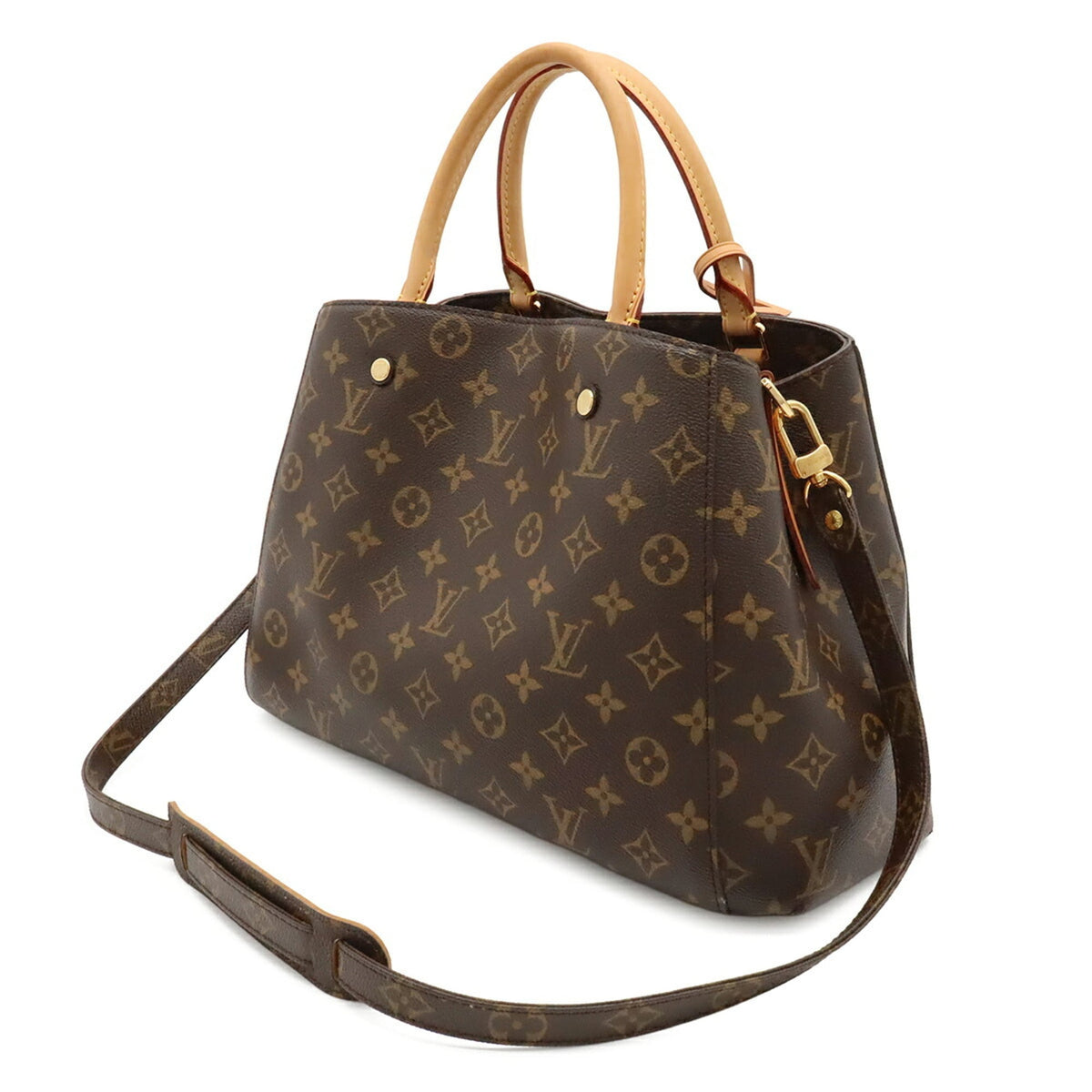 Louis Vuitton Brown Monogram Monogram Handbag Shoulder Bag (Pre-Owned)