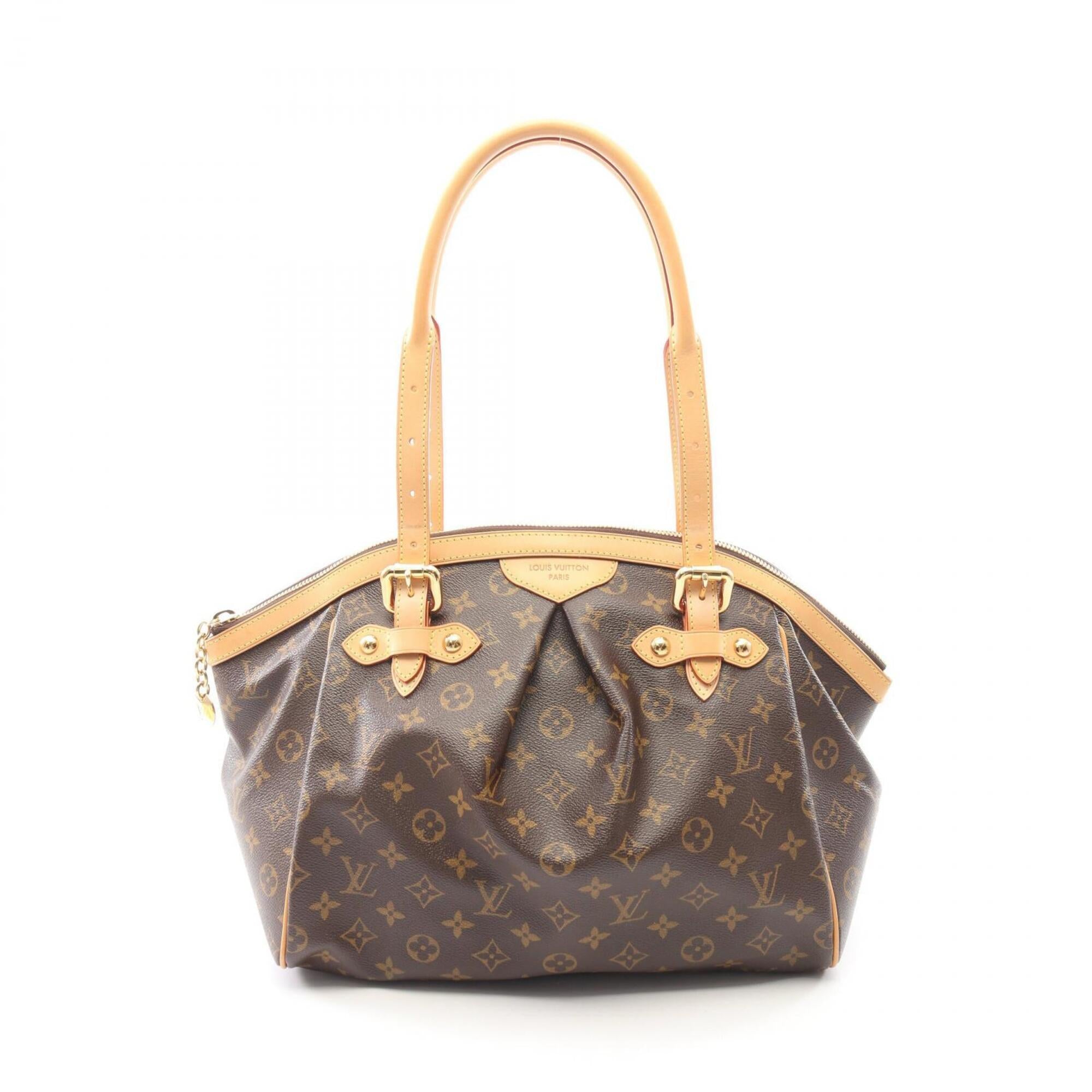 Louis Vuitton Brown Coated Canvas Pvc Monogram Leather Handbag (Pre-Owned)
