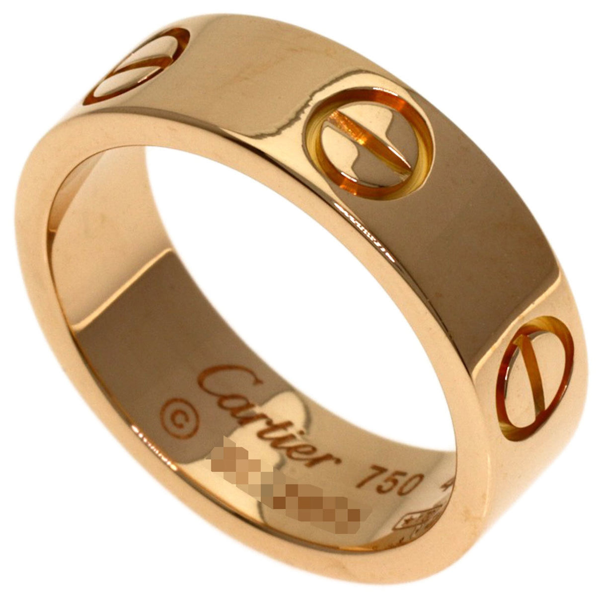 Cartier Pink Gold Pink Gold (18K) Band Ring (Pre-Owned)