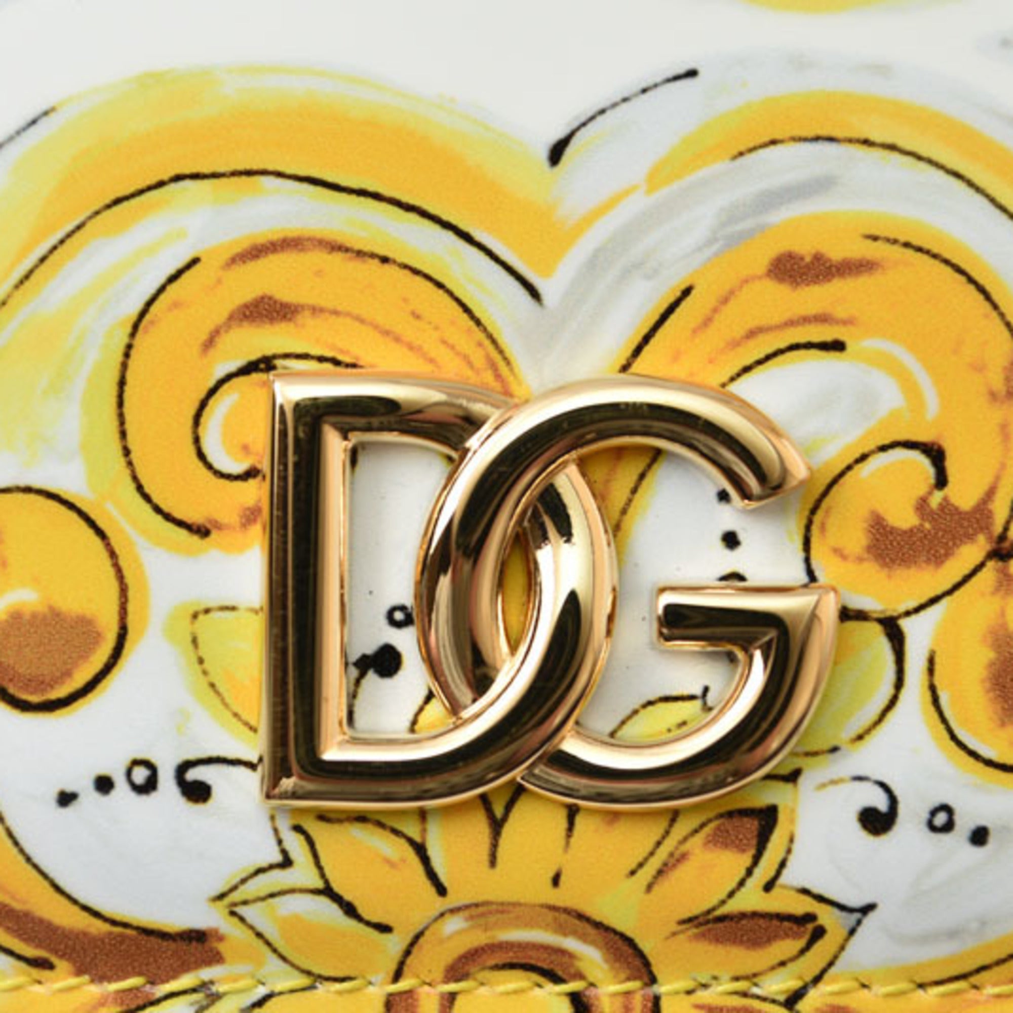 Dolce & Gabbana Yellow Leather Wallet (Bi-Fold) (Pre-Owned)
