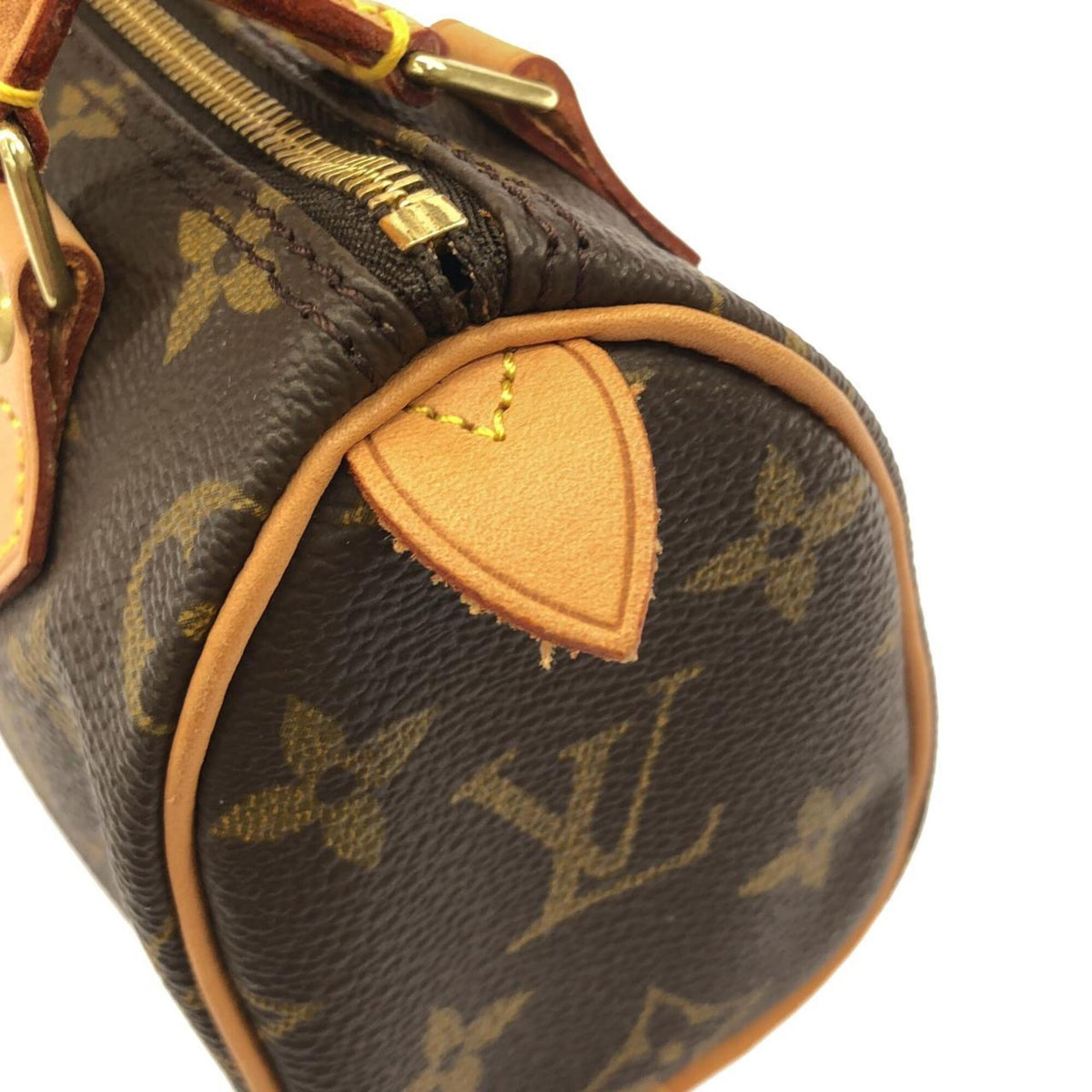 Louis Vuitton Monogram Marron Coated Canvas Boston Bag (Pre-Owned)