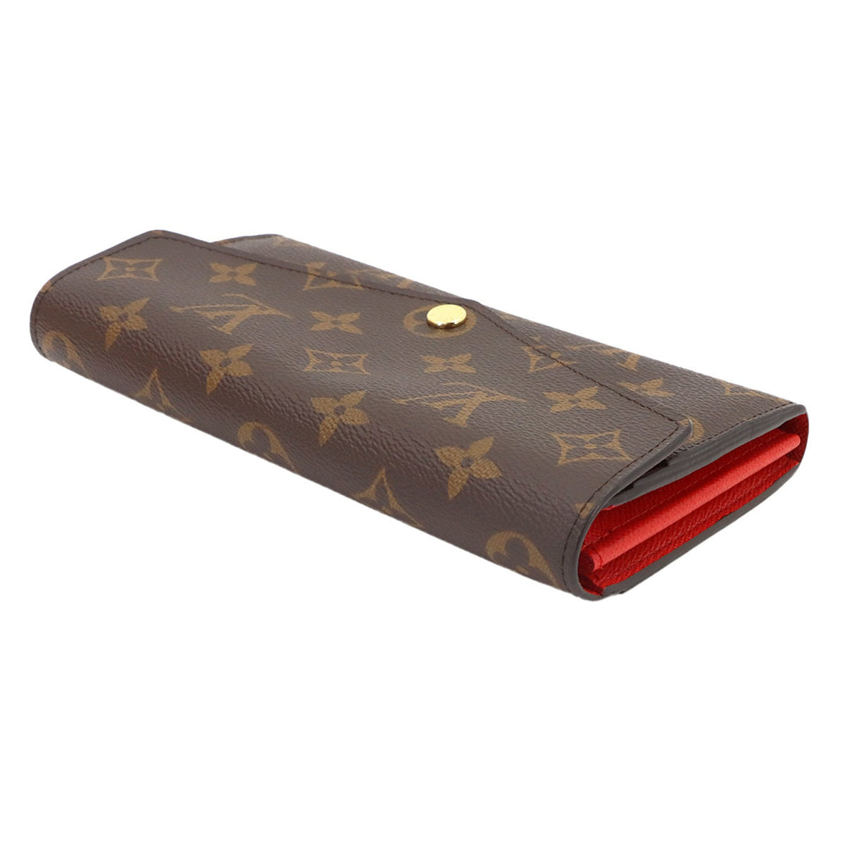 Louis Vuitton Brown Coquelicots Monogram Monogram Long Wallet (Bi-Fold) (Pre-Owned)