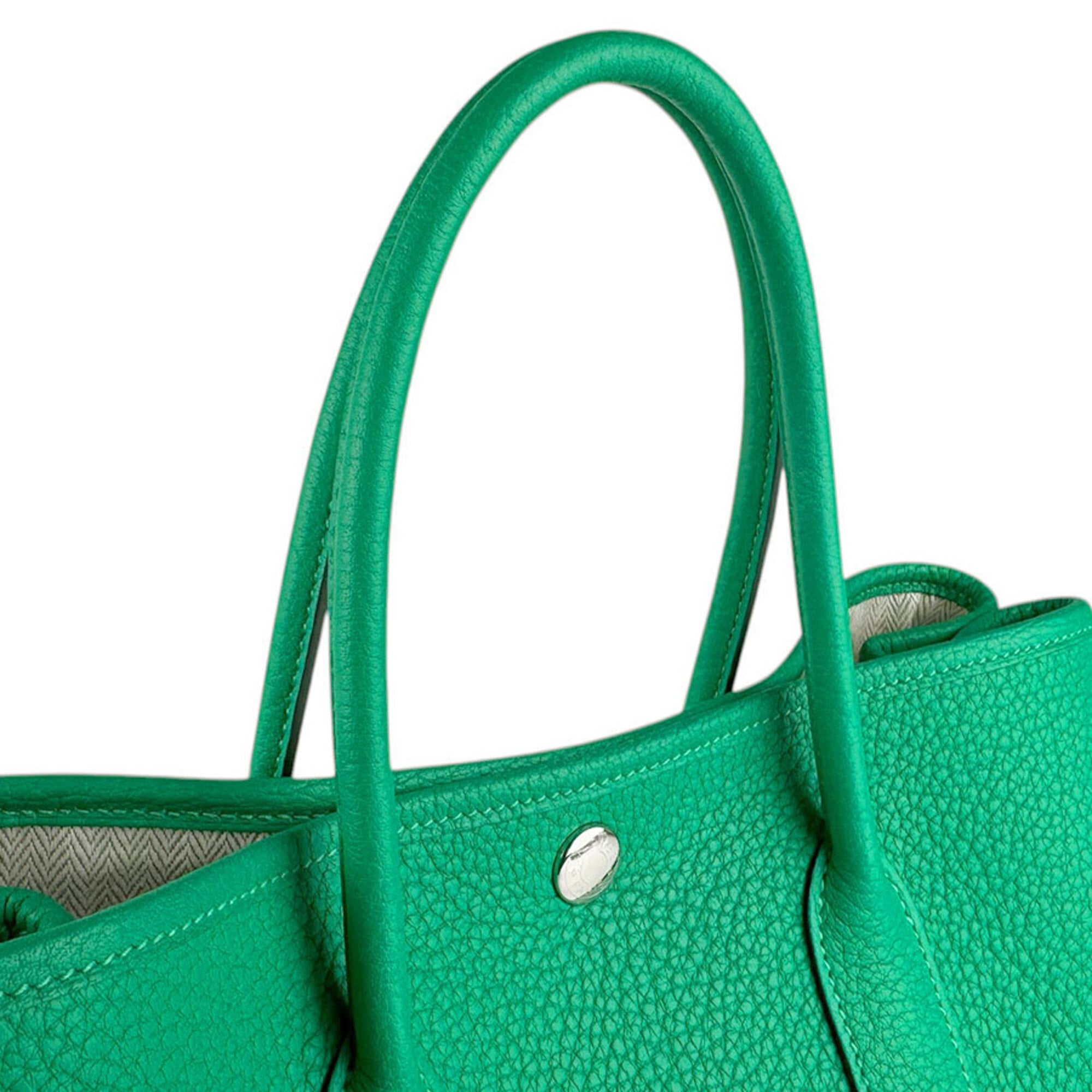 Hermes Mint Green Negonda Leather Handbag (Pre-Owned)