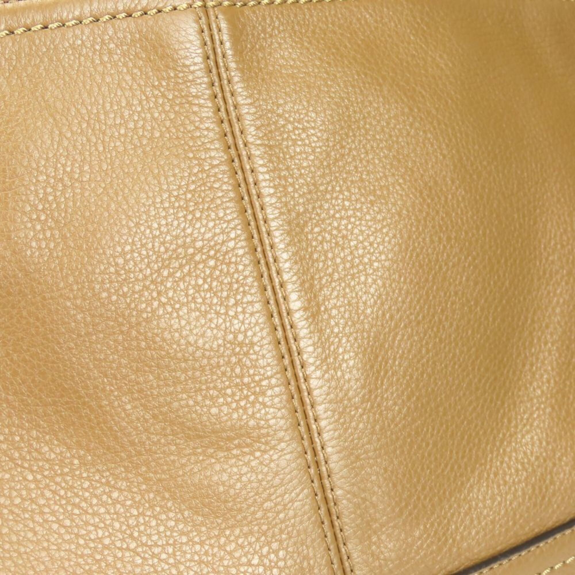 Coach Brown Leather Tote Bag (Pre-Owned)