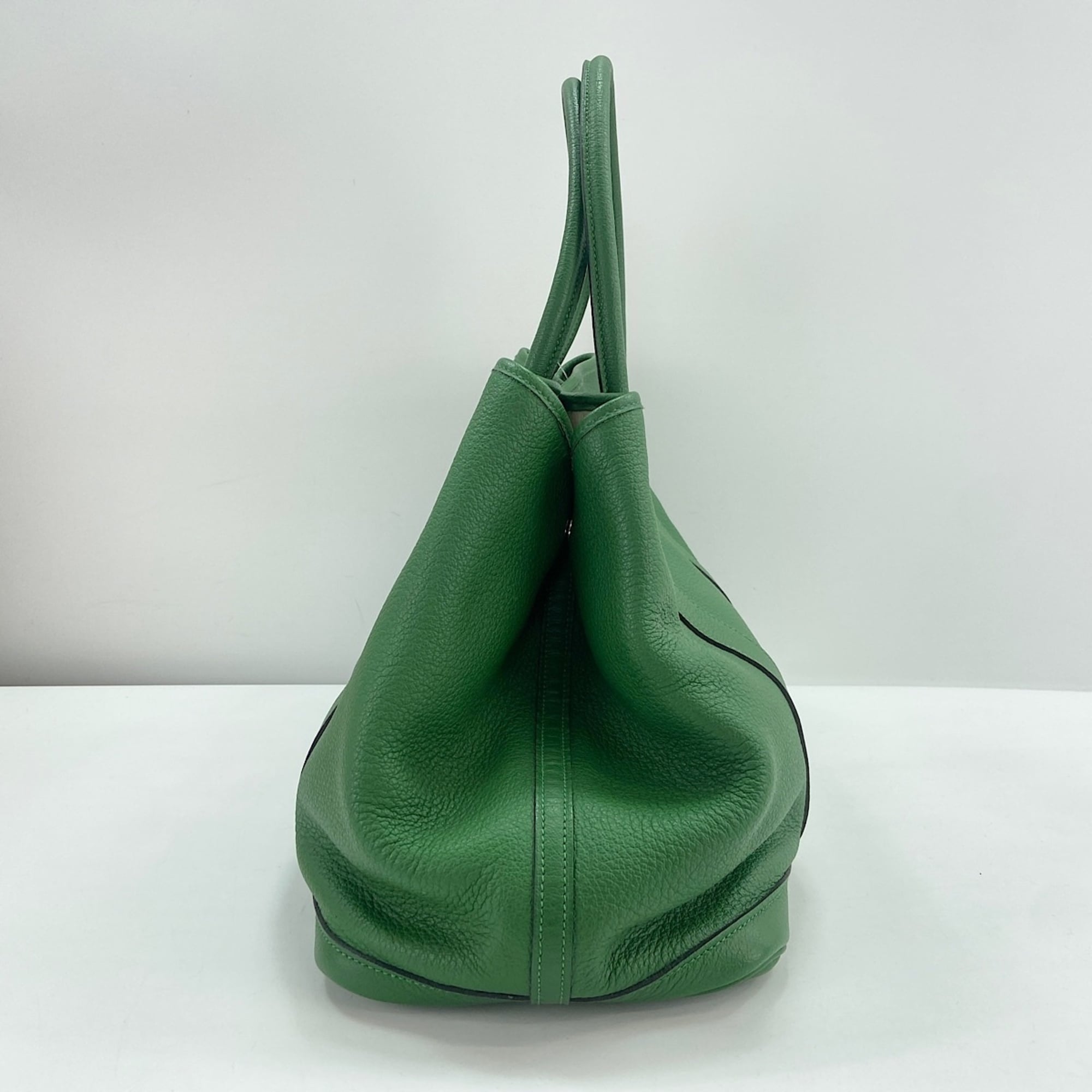 Hermes Garden Green Handbag (Pre-Owned)