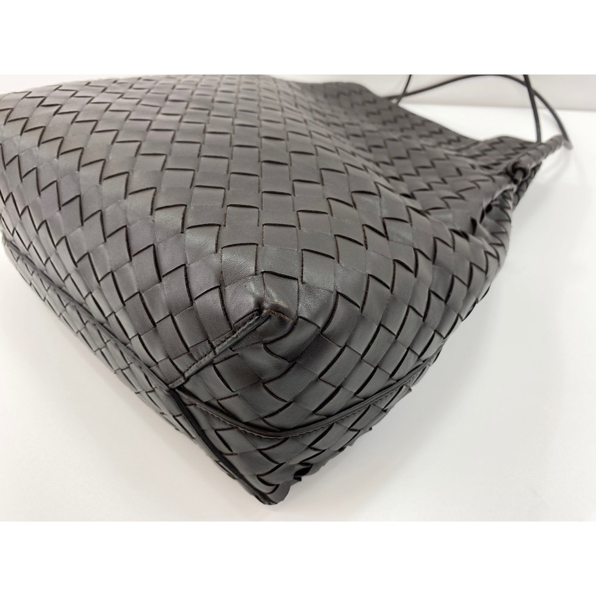 Bottega Veneta Intrecciato Brown Intrecciato Tote Bag (Pre-Owned)