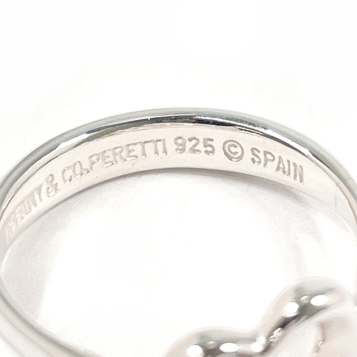Tiffany Silver Silver 925 Band Ring (Pre-Owned)