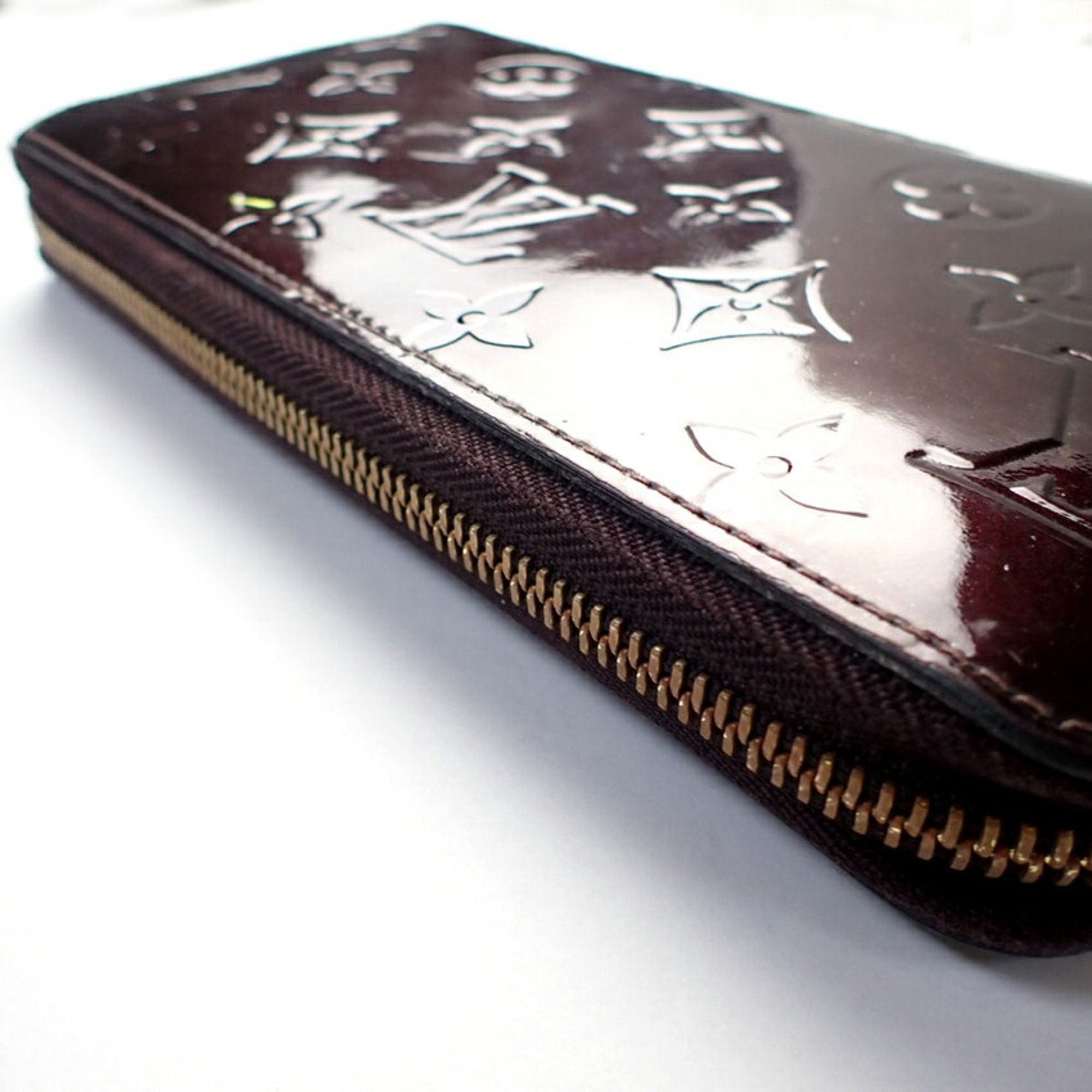 Louis Vuitton Bordeaux Vernis Long Wallet (Bi-Fold) (Pre-Owned)