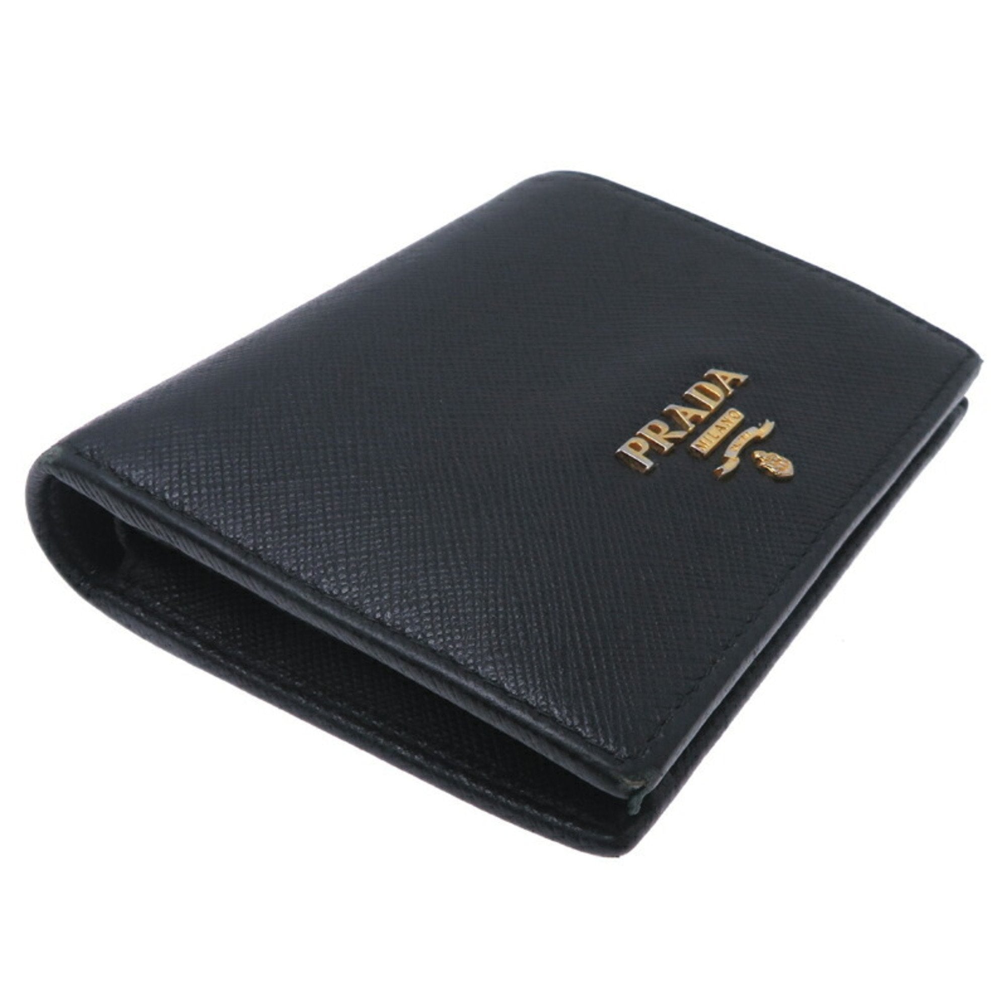 Prada Nero Leather Wallet (Bi-Fold) (Pre-Owned)