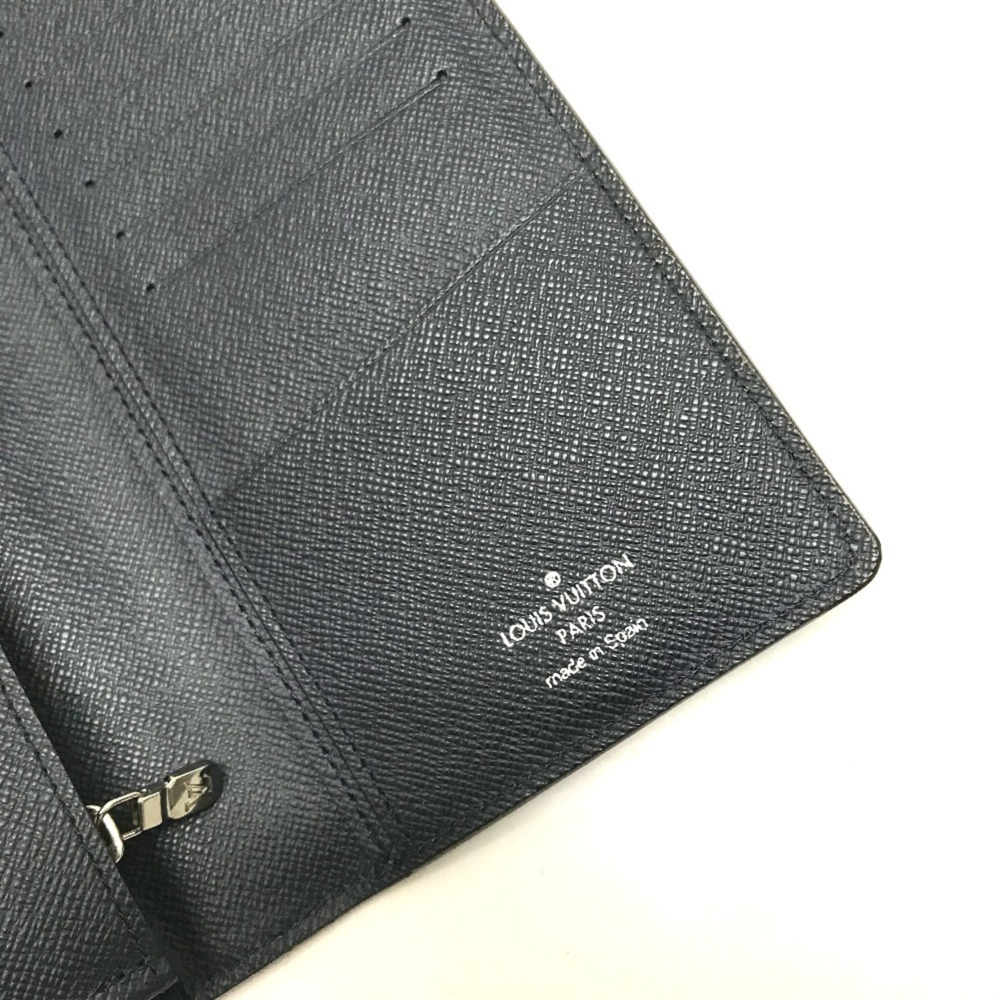 Louis Vuitton Navy Epi Leather Long Wallet (Bi-Fold) (Pre-Owned)