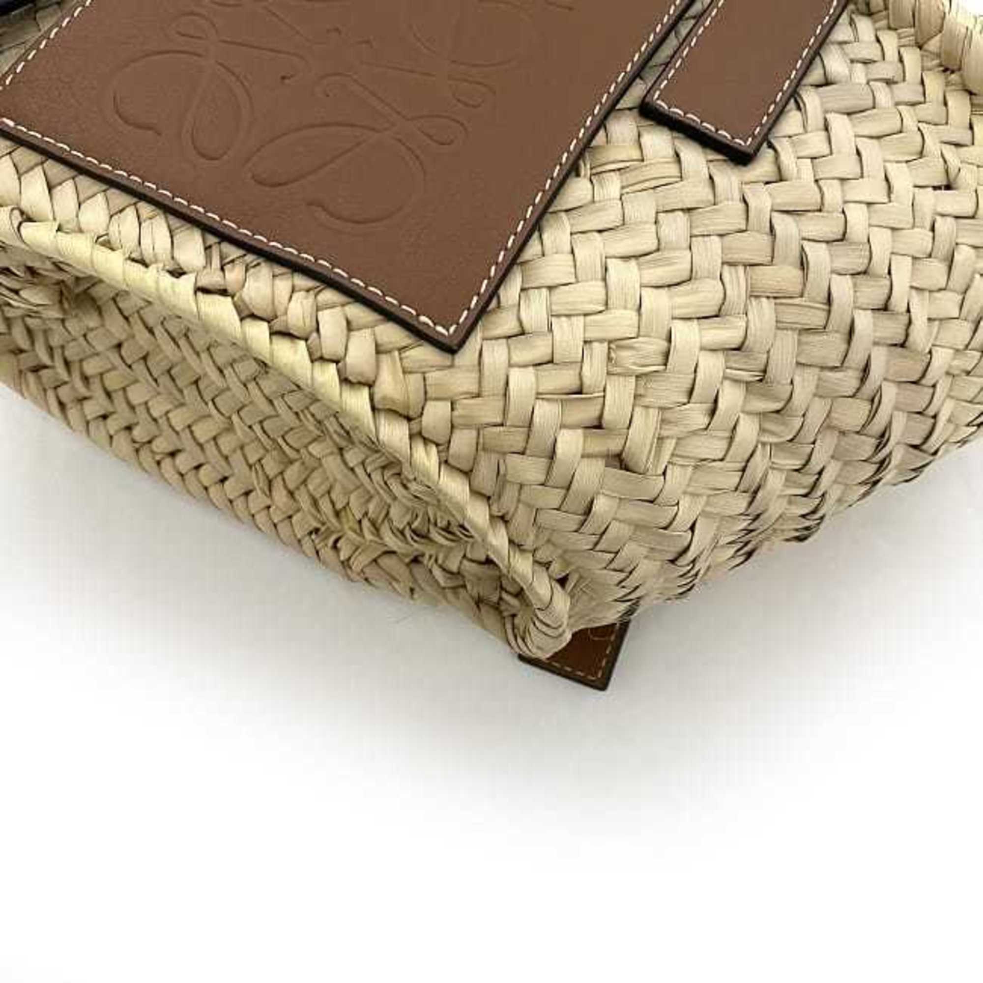 Loewe Beige Brown Leather Handbag Tote Bag (Pre-Owned)