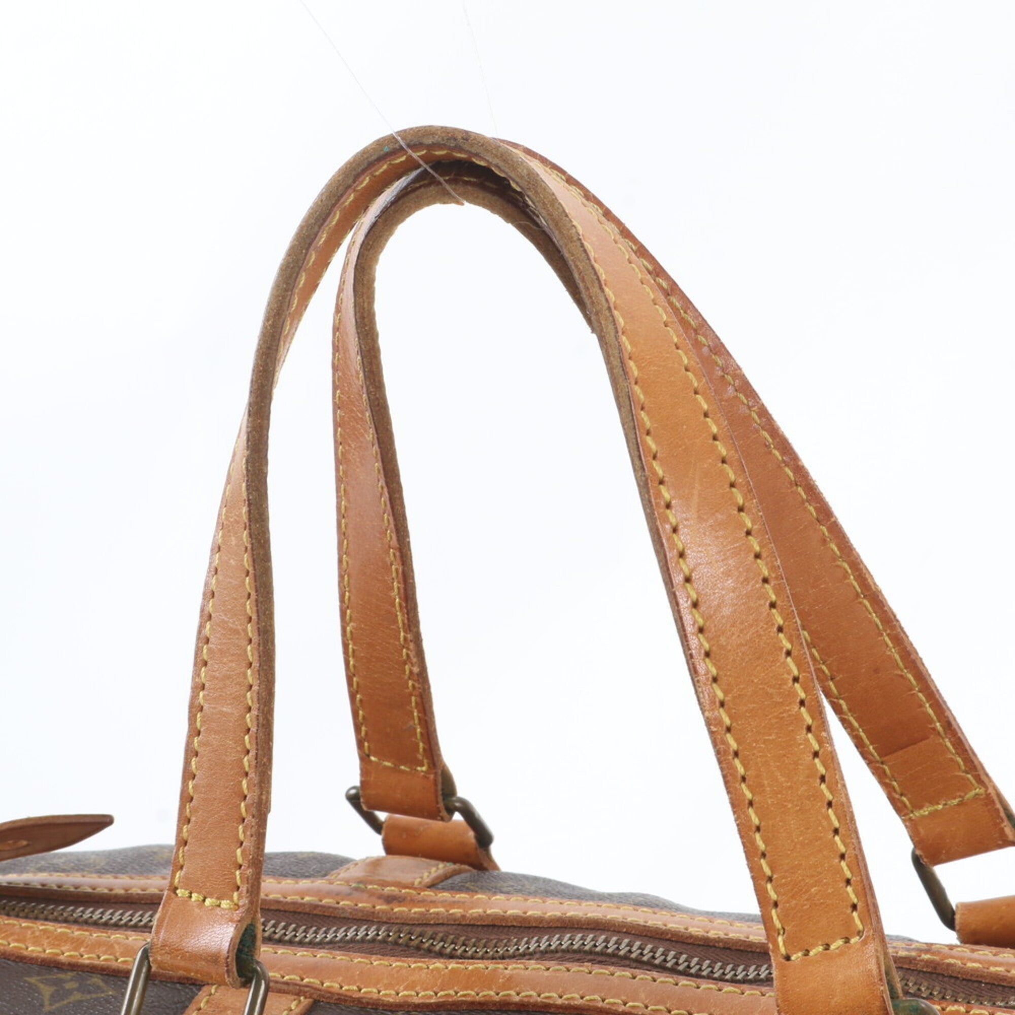 Louis Vuitton Brown Monogram Leather Coated Canvas Handbag Tote Bag (Pre-Owned)