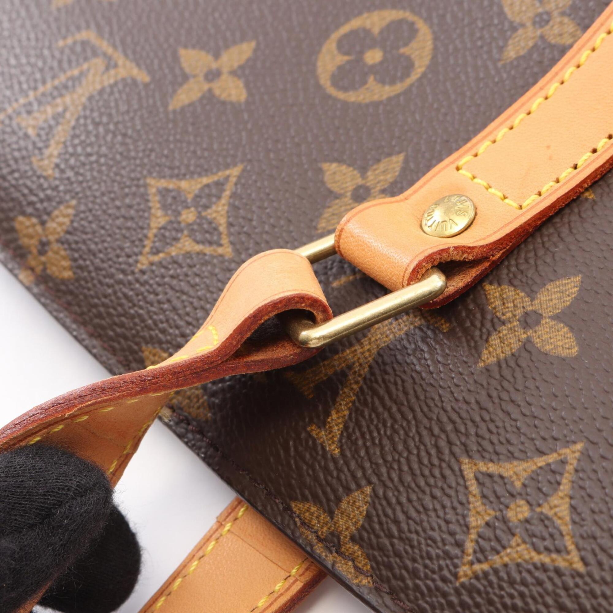 Louis Vuitton Brown Pvc Leather Handbag Shoulder Bag (Pre-Owned)
