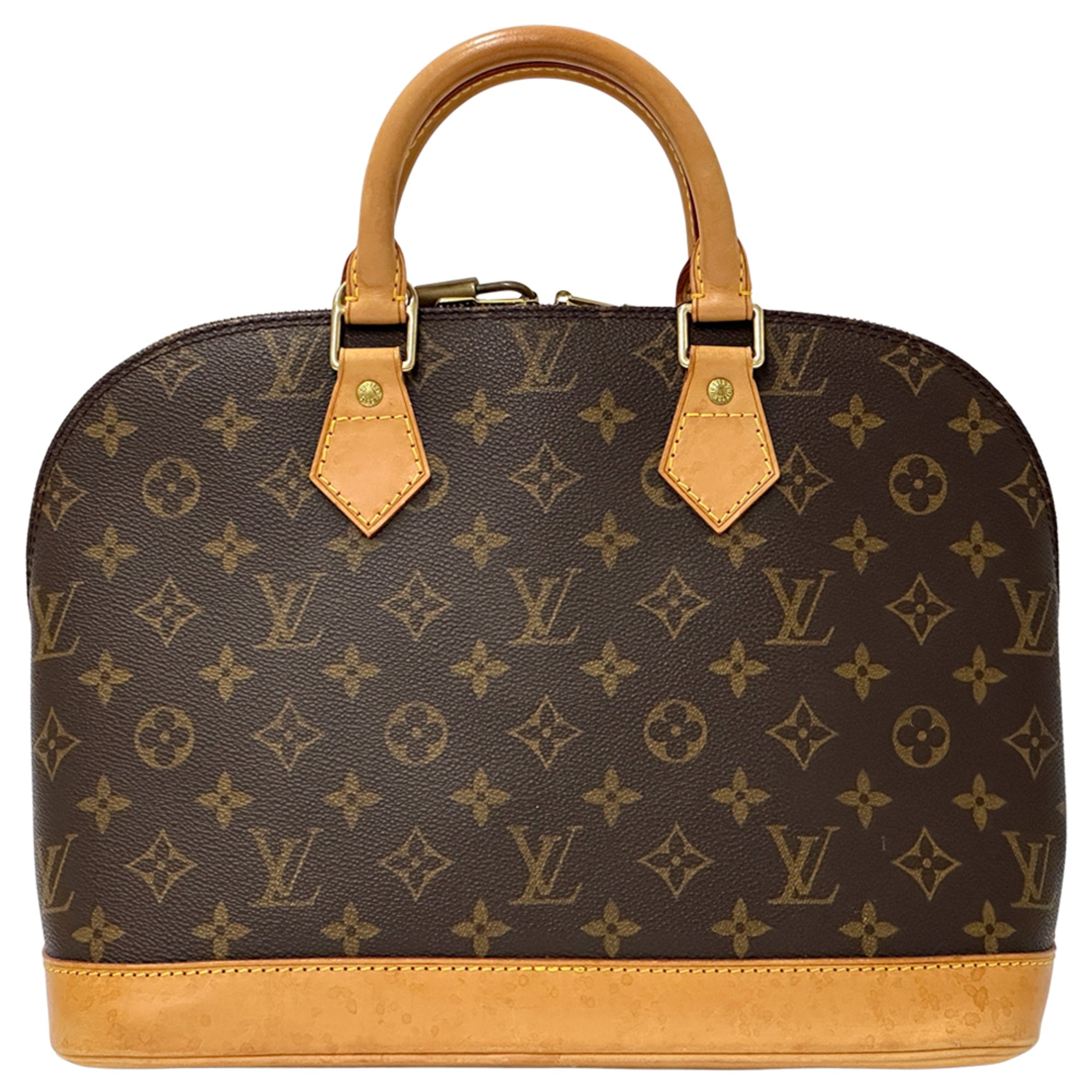 Louis Vuitton Brown Monogram Canvas Handbag (Pre-Owned)
