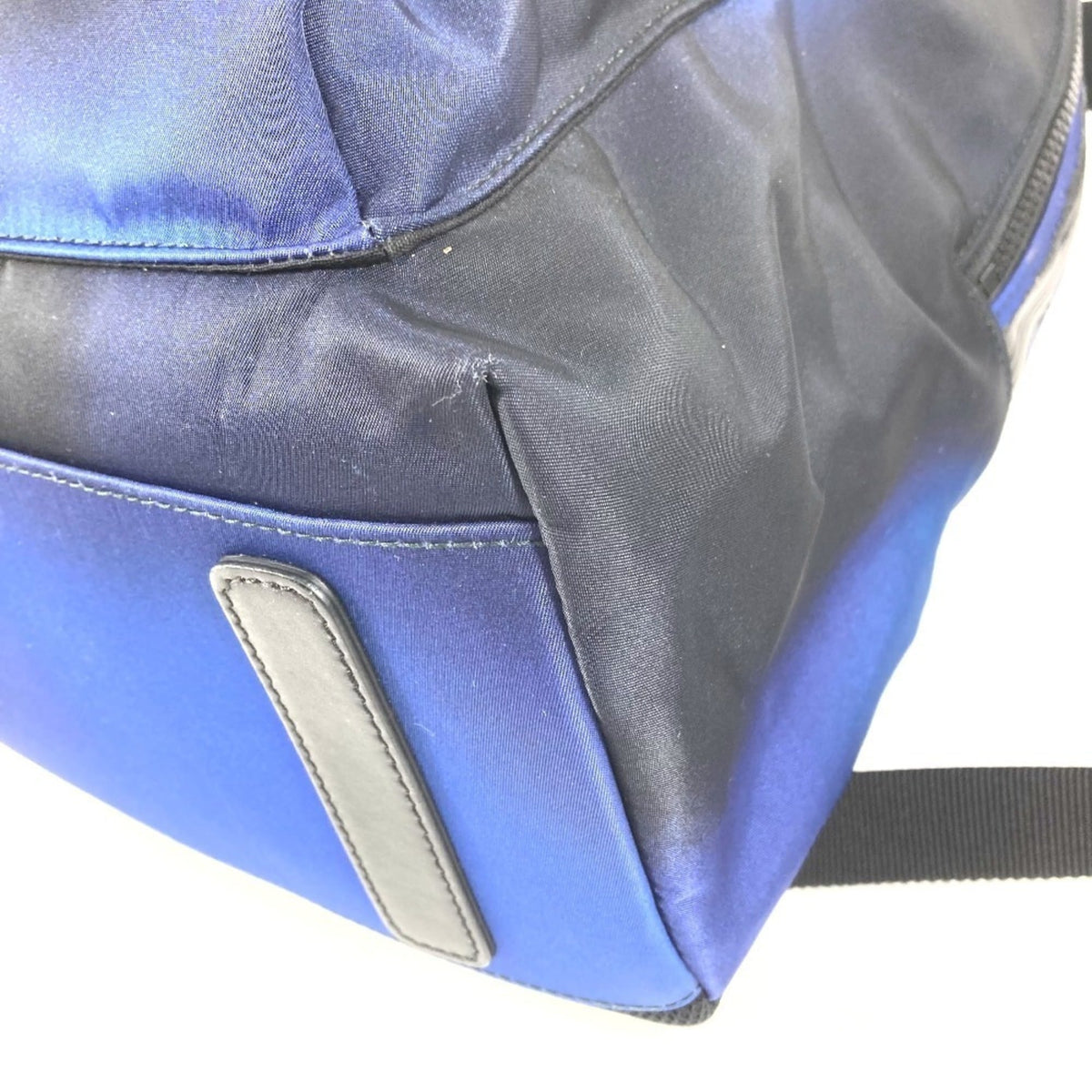 Christian Dior Black Blue Nylon Backpack (Pre-Owned)