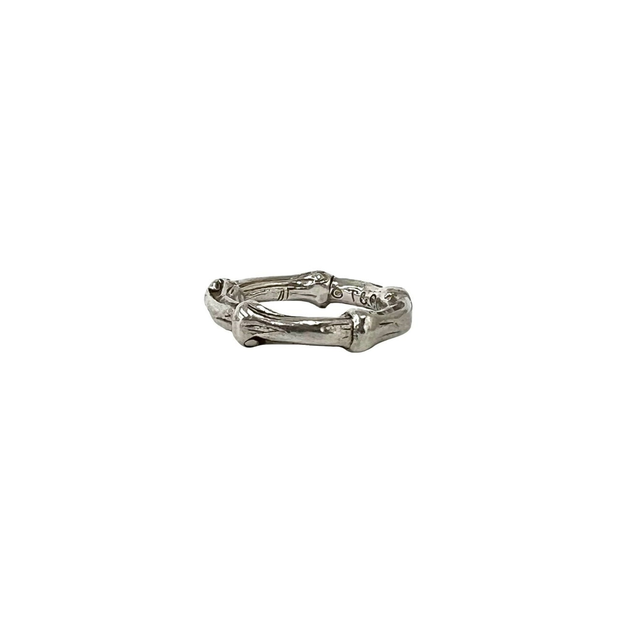 Tiffany Silver Silver 925 Band Ring (Pre-Owned)