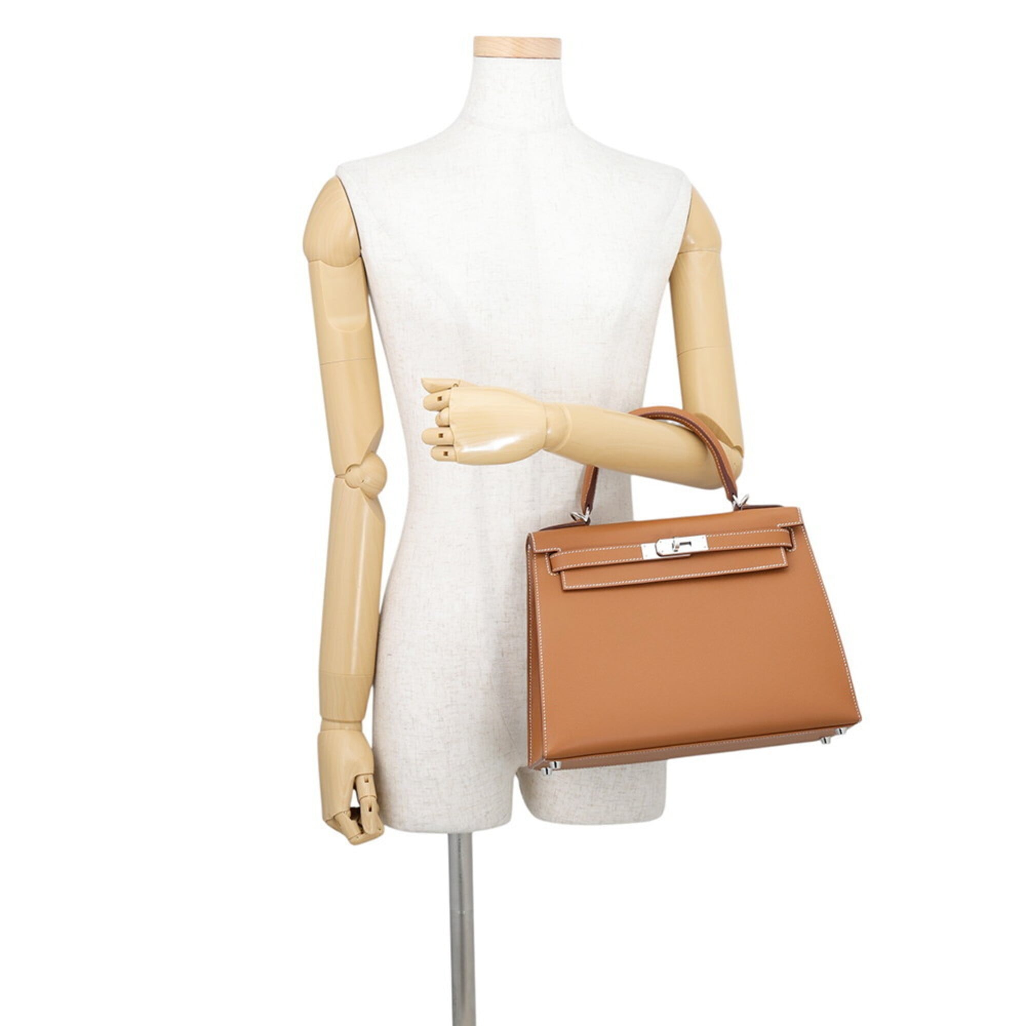 Hermes Kelly Gold Epsom Leather Handbag (Pre-Owned)