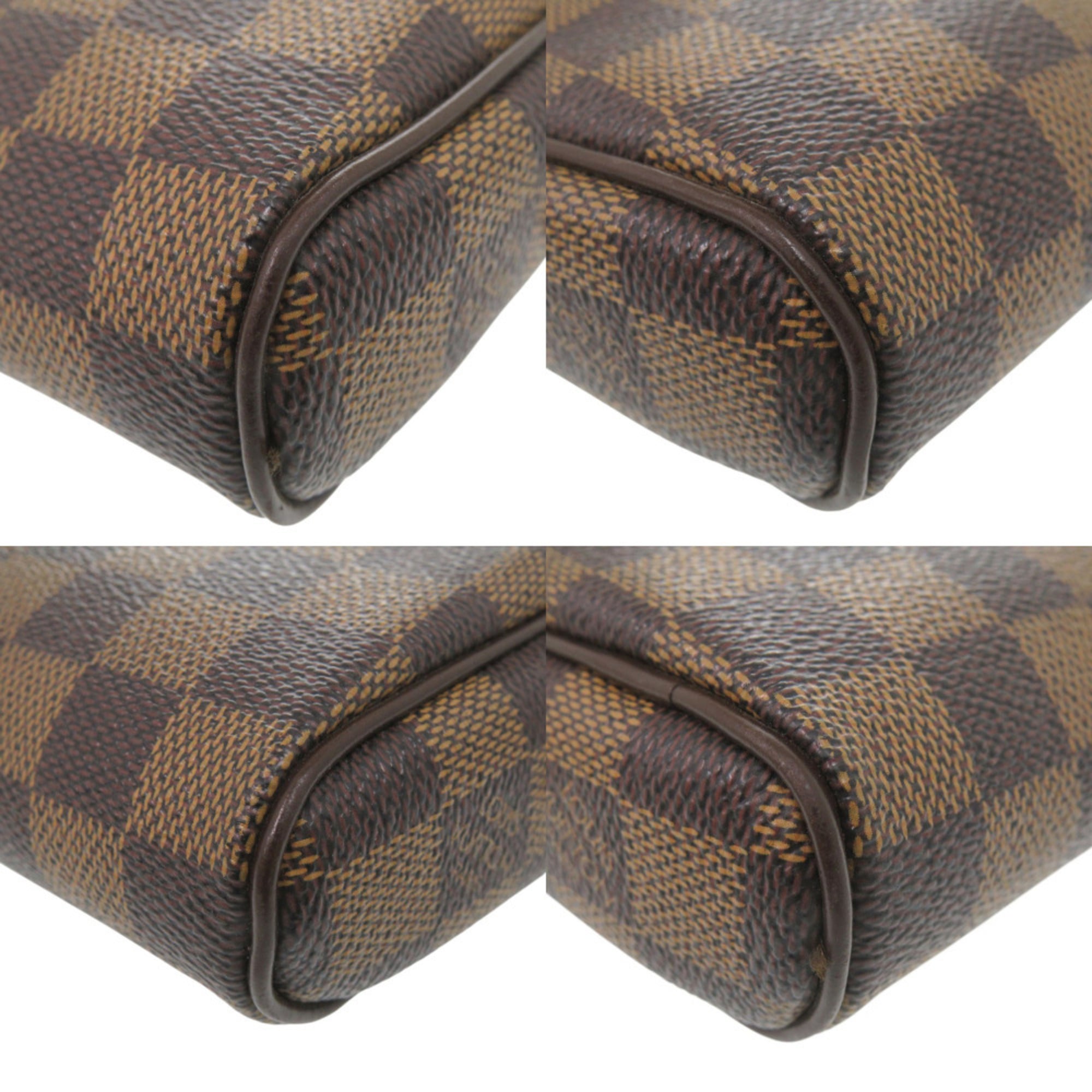 Louis Vuitton Damier Brown Damier Canvas Pochette Shoulder Bag (Pre-Owned)