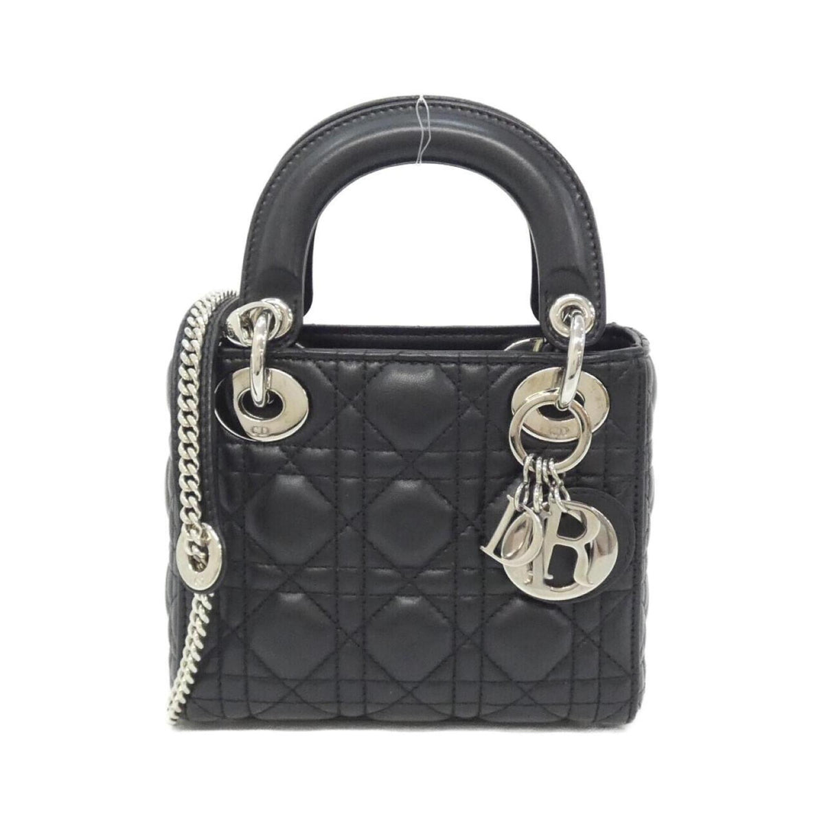 Christian Dior Black Leather Handbag (Pre-Owned)