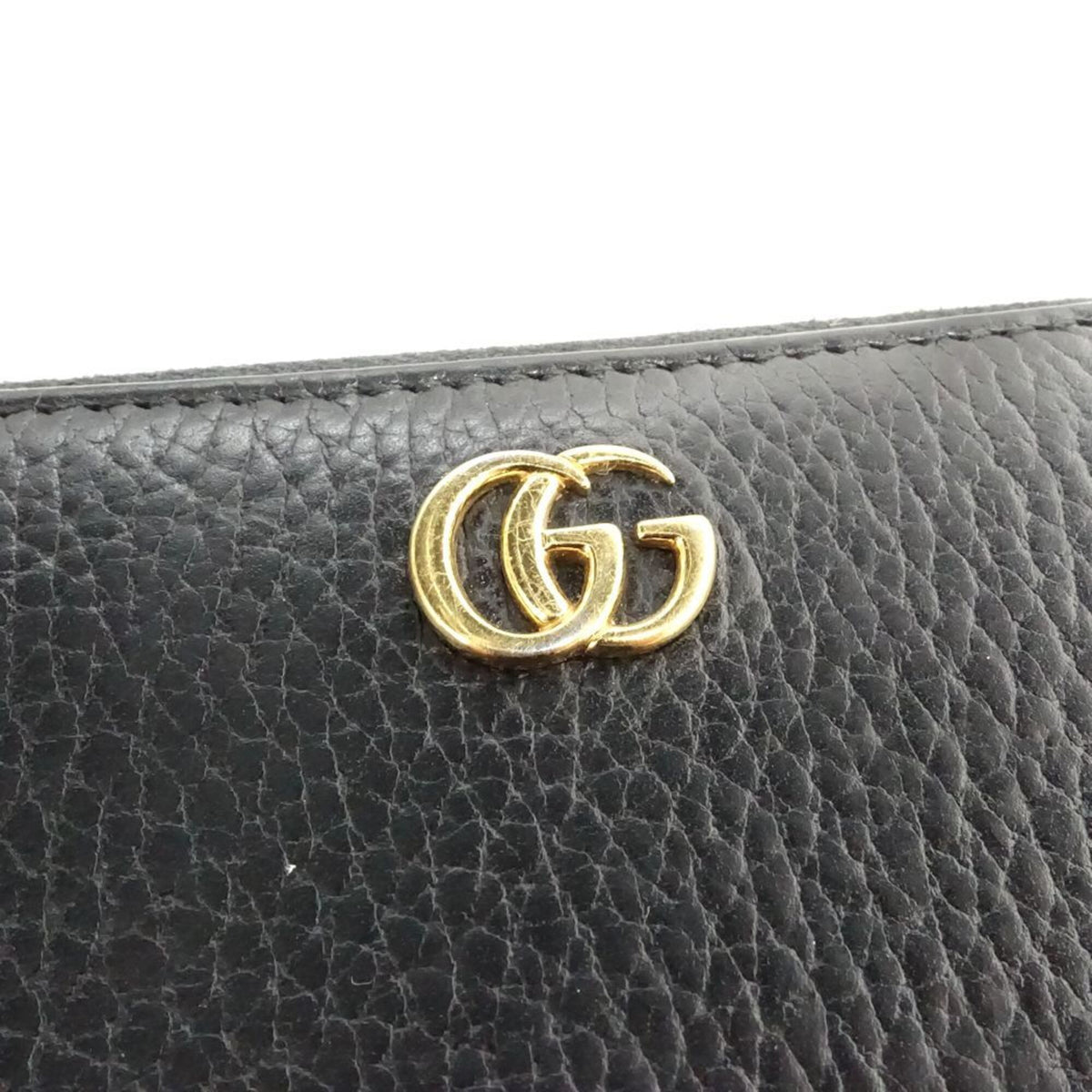 Gucci Black Leather Long Wallet (Bi-Fold) (Pre-Owned)