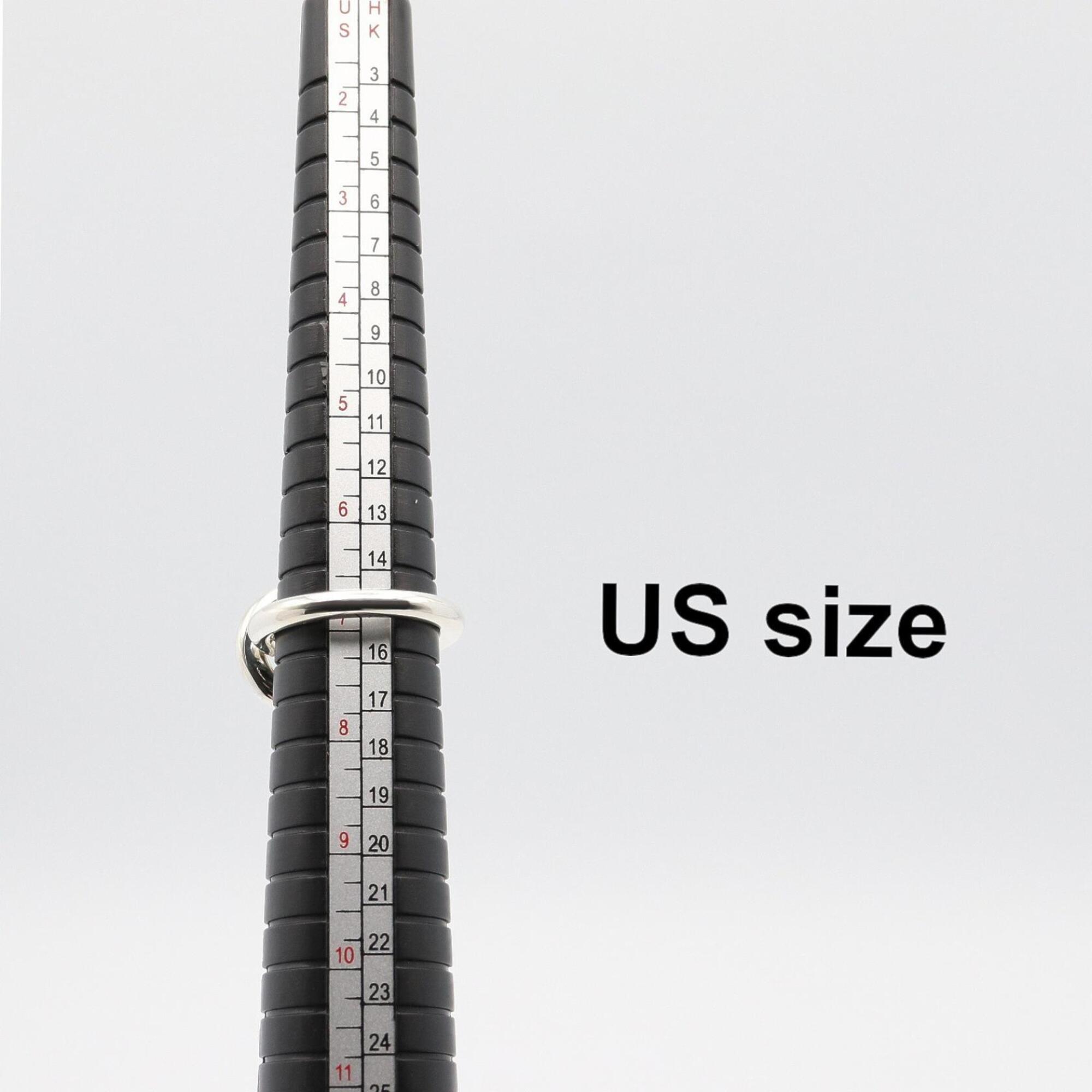 Hermes Silver Silver 925 Band Ring (Pre-Owned)