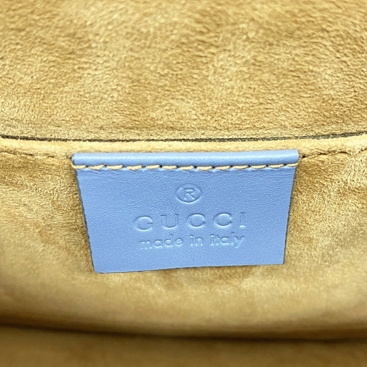 Gucci Blue Leather Handbag (Pre-Owned)