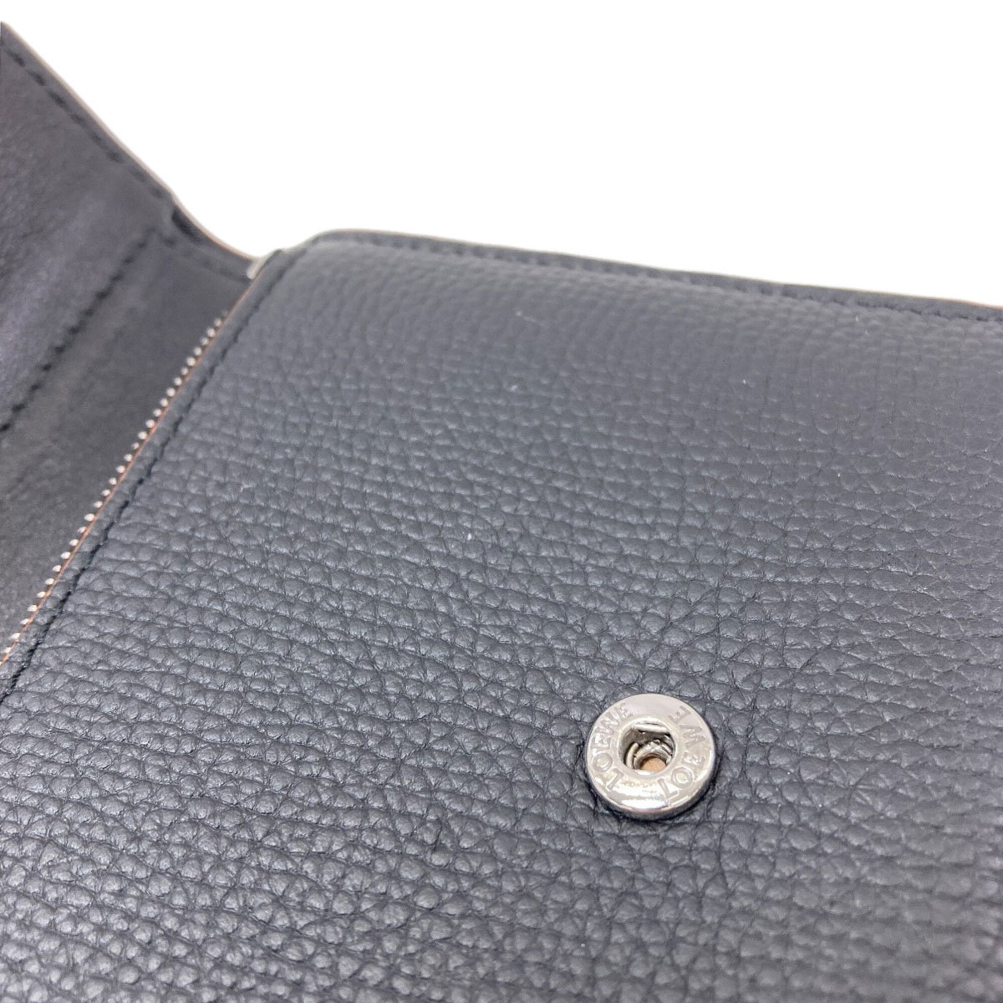 Loewe Black Leather Wallet (Bi-Fold) (Pre-Owned)