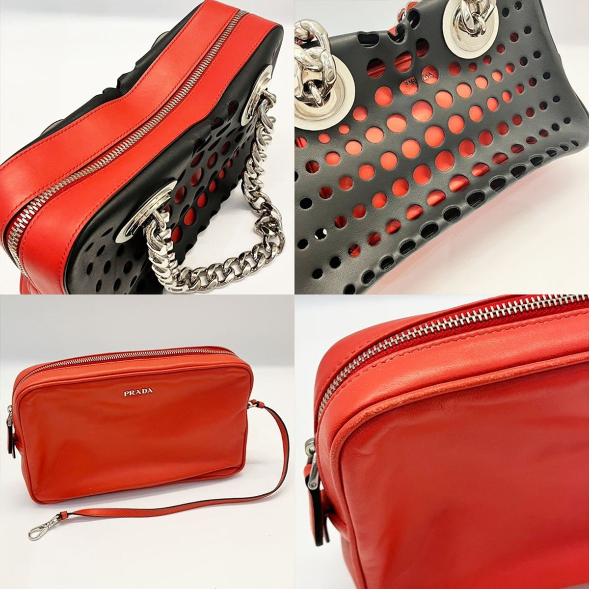 Prada Black Leather Shoulder Bag (Pre-Owned)