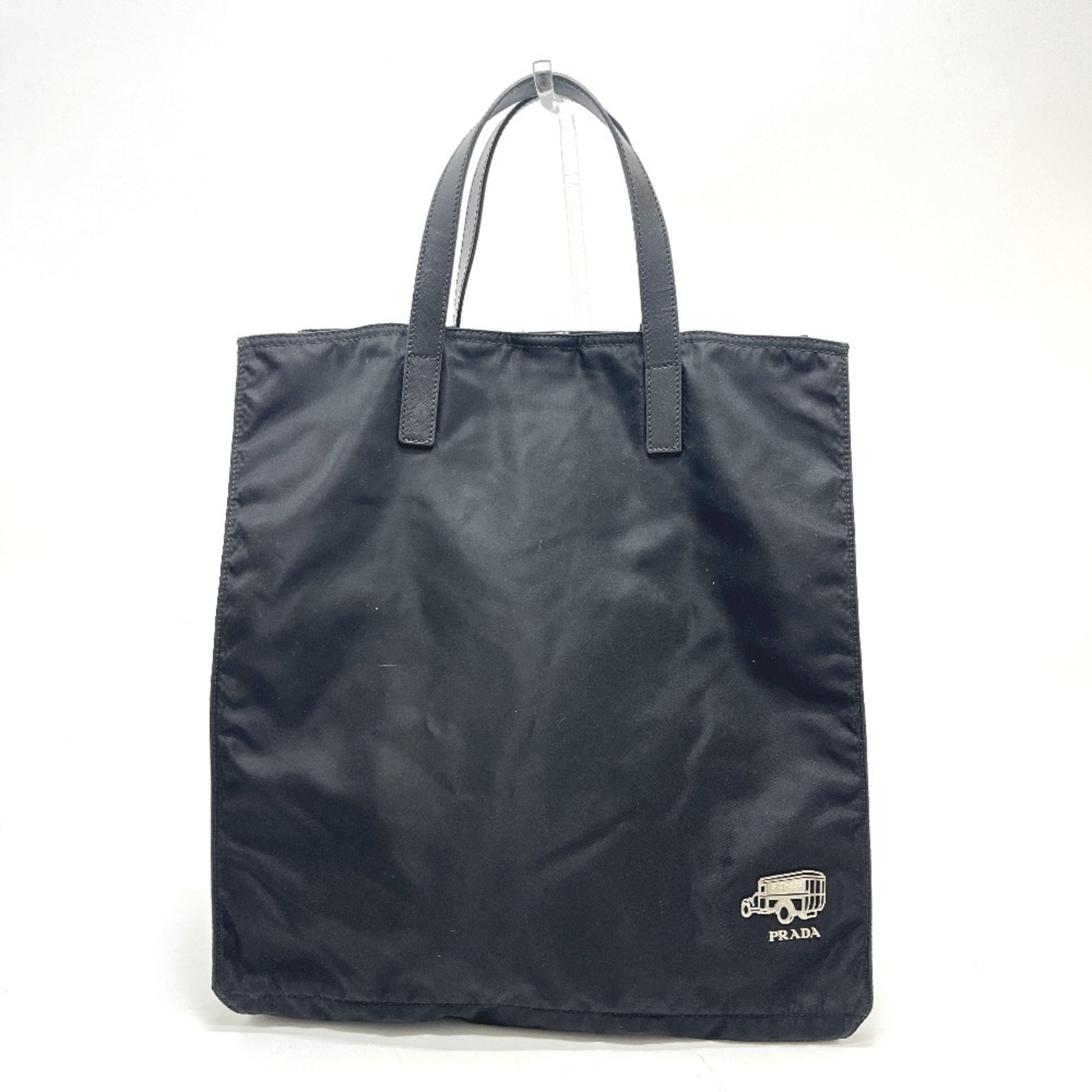 Prada Black Nylon Tote Bag (Pre-Owned)