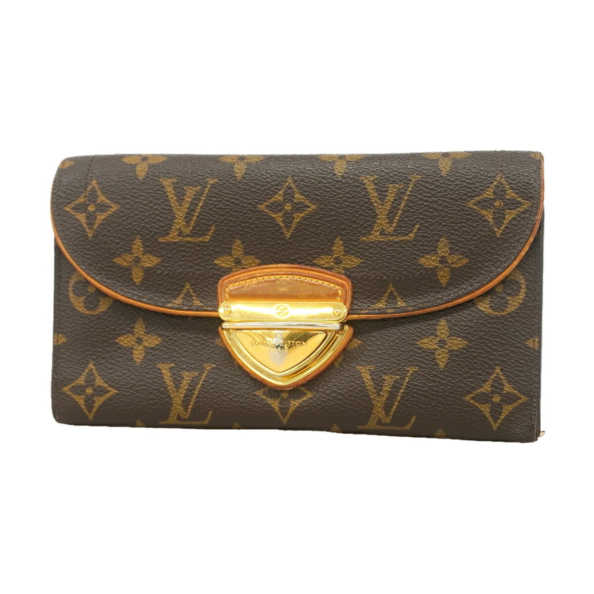 Louis Vuitton Brown Long Wallet (Tri-Fold) (Pre-Owned)