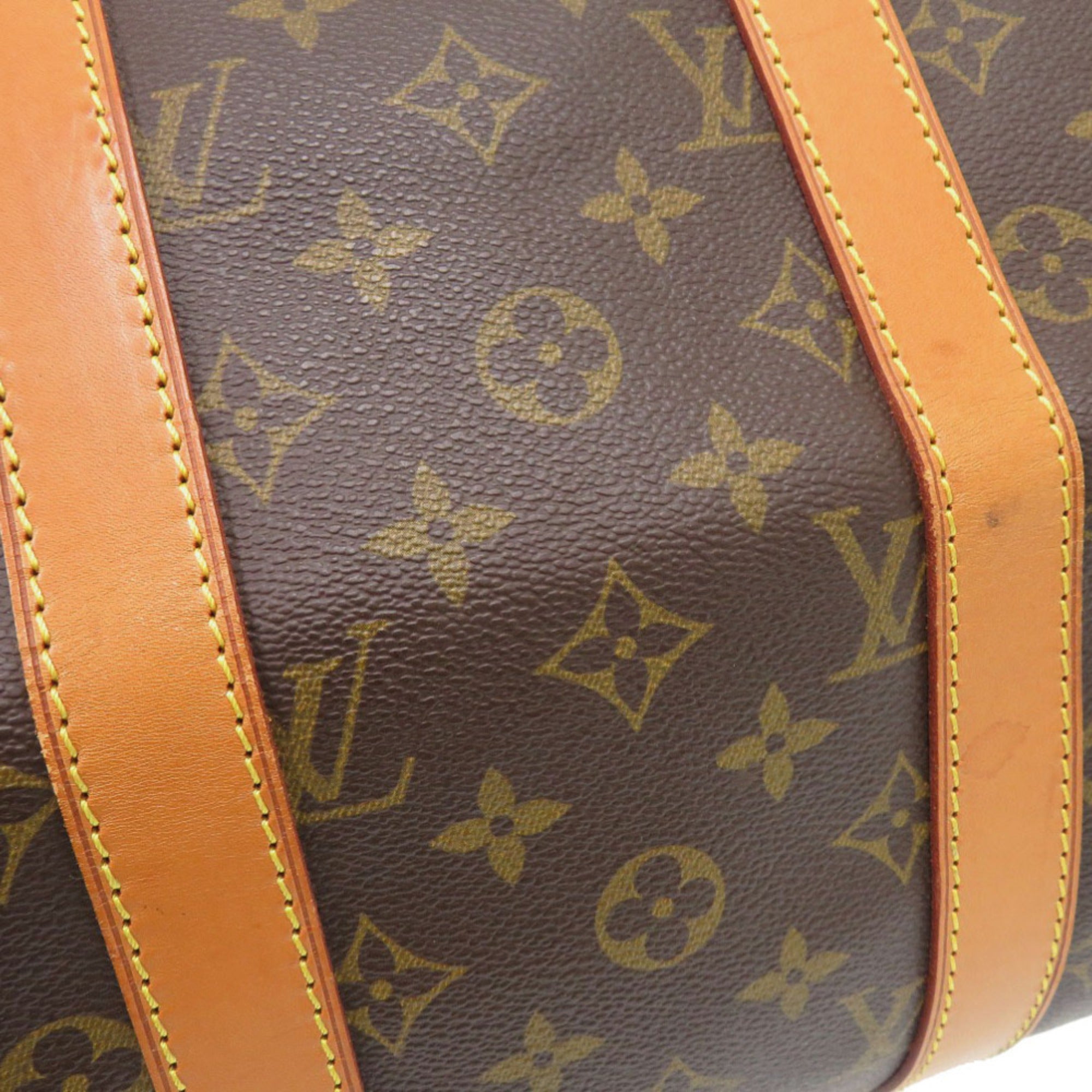 Louis Vuitton Monogram Brown Monogram Canvas Boston Bag (Pre-Owned)