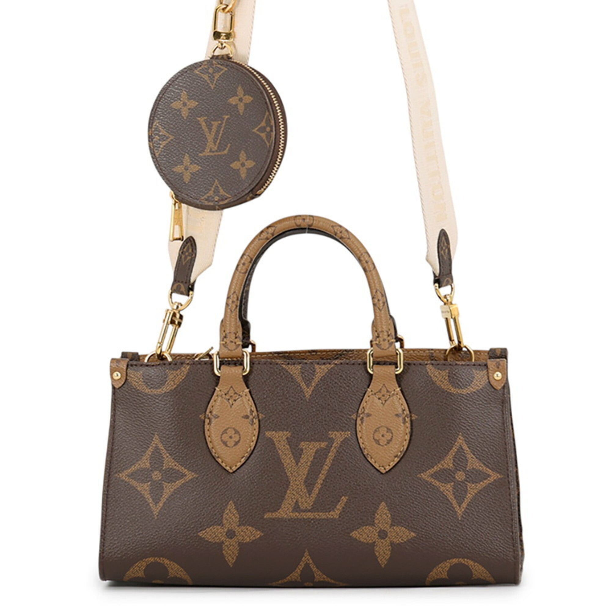Louis Vuitton Monogram Reverse Red Color Monogram Reverse Handbag (Pre-Owned)