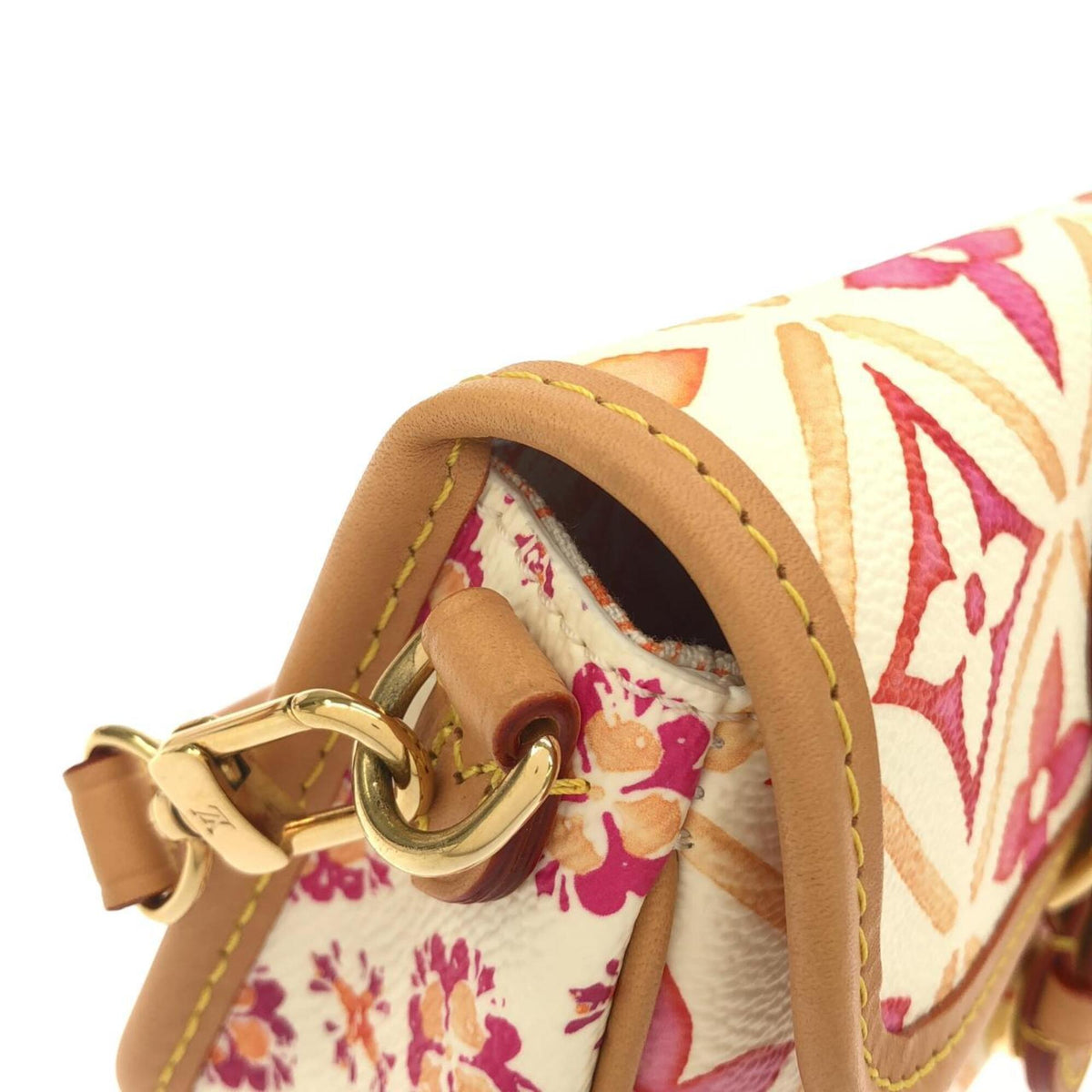 Louis Vuitton Corail Coated Canvas Handbag (Pre-Owned)
