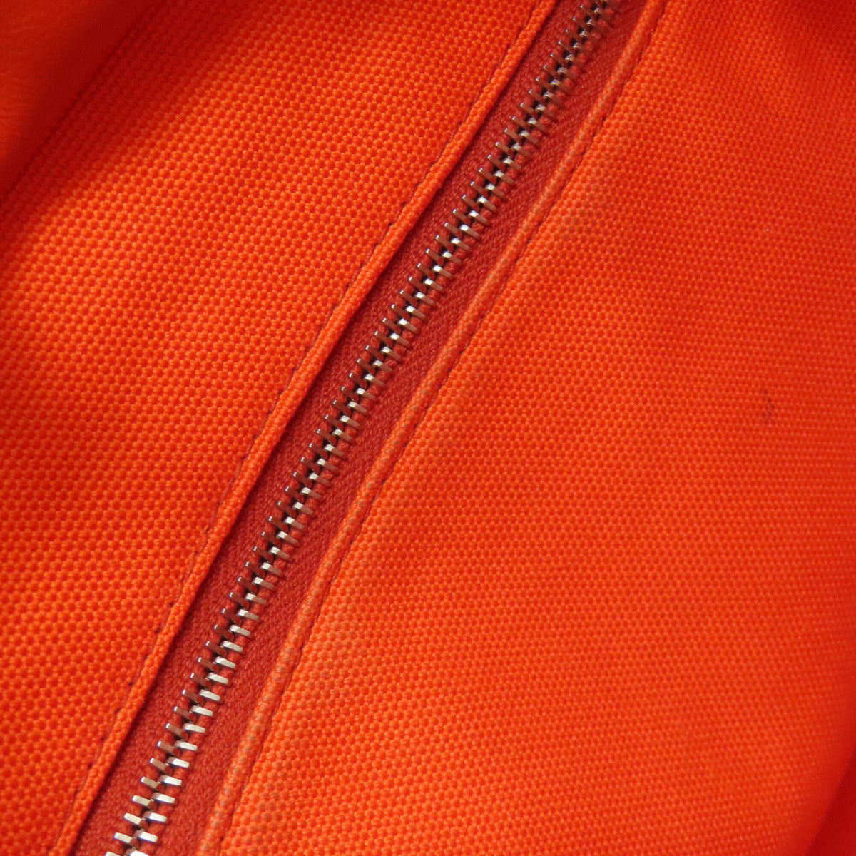 Prada Orange Canvas Handbag (Pre-Owned)
