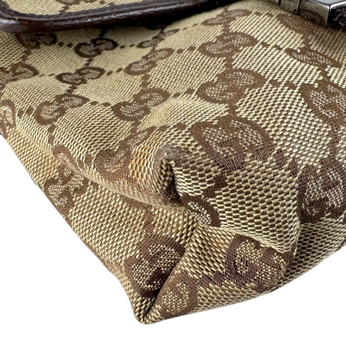 Gucci Brown Gg Canvas Fanny Pack Sling Bag (Pre-Owned)