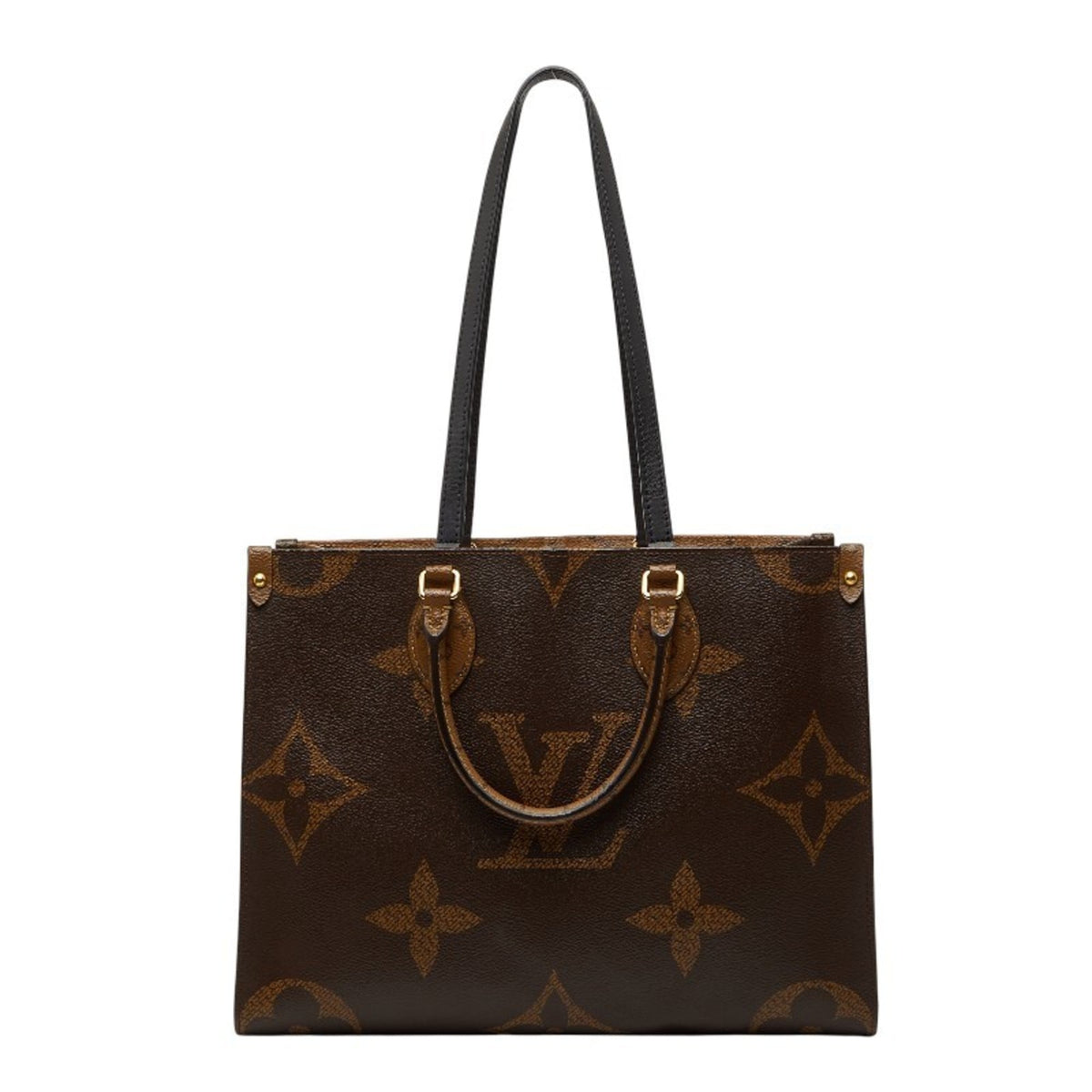 Louis Vuitton Brown Pvc Leather Handbag Shoulder Bag (Pre-Owned)