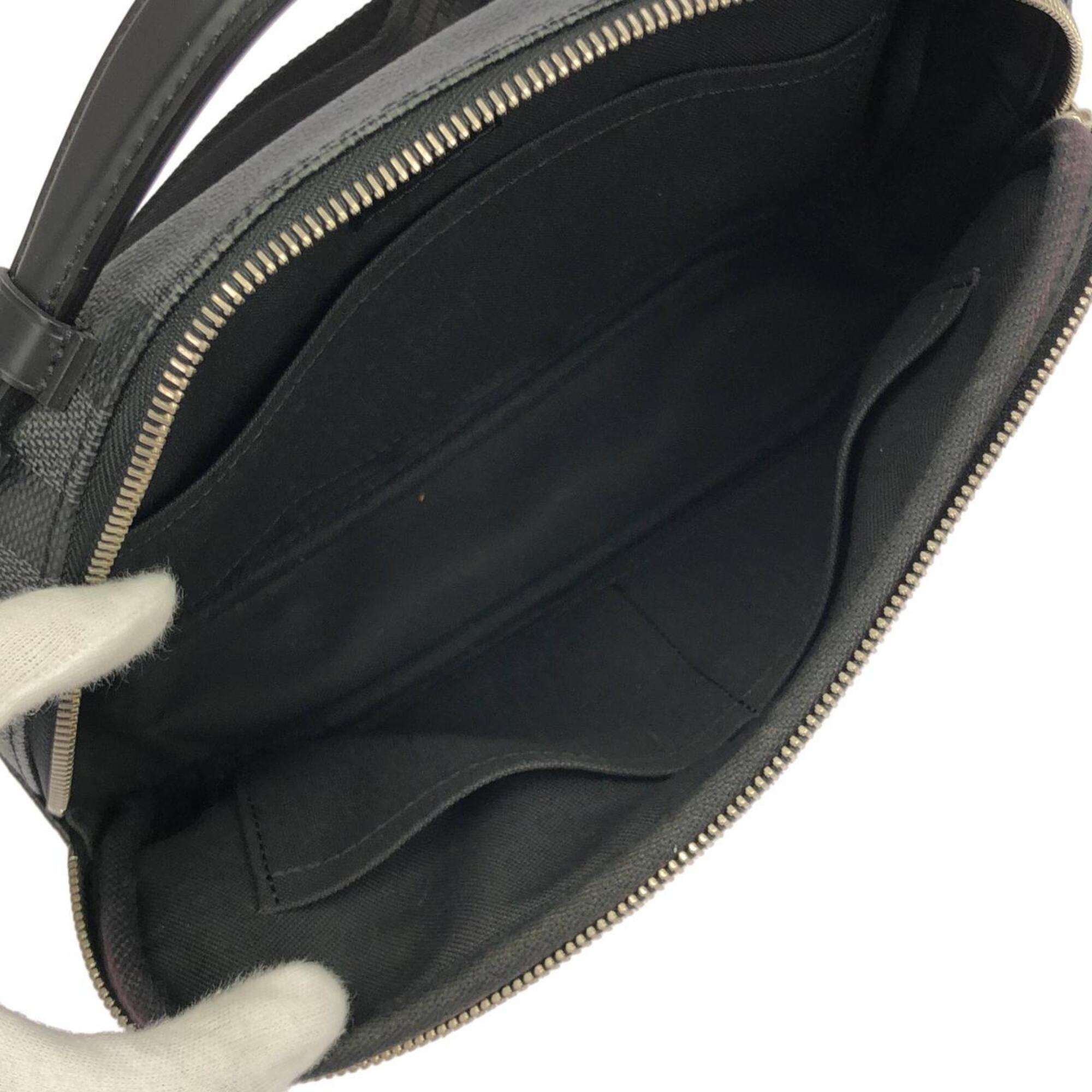 Louis Vuitton Graphite Coated Canvas Shoulder Bag (Pre-Owned)