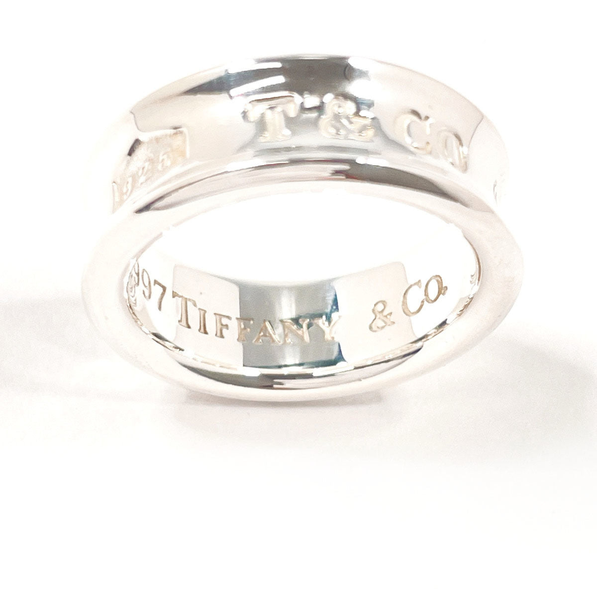 Tiffany Silver Silver 925 Band Ring (Pre-Owned)