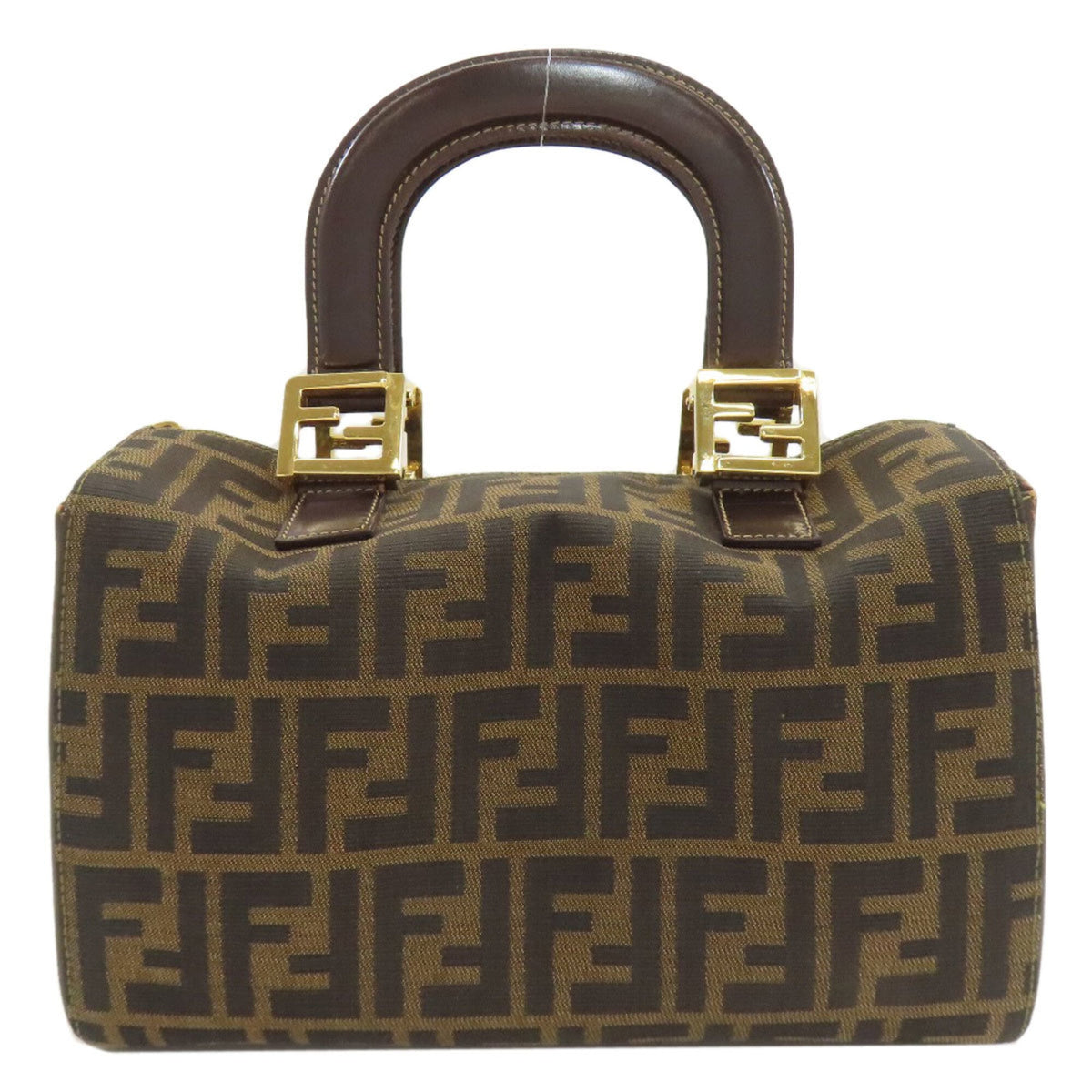 Fendi Brown Zucca Handbag (Pre-Owned)