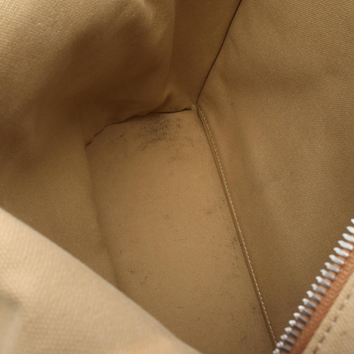 Loewe Beige Brown Canvas Leather Backpack Handbag (Pre-Owned)
