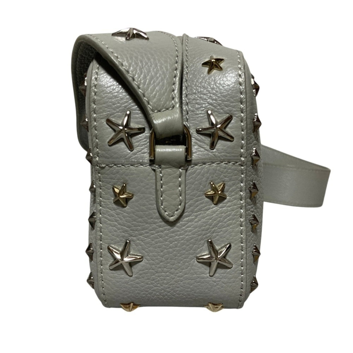 Jimmy Choo Gray Shoulder Bag (Pre-Owned)