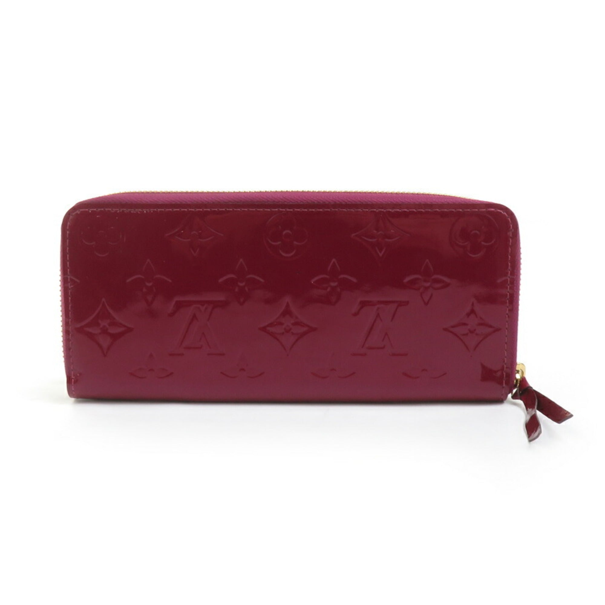 Louis Vuitton Magenta Monogram Vernis Long Wallet (Bi-Fold) (Pre-Owned)