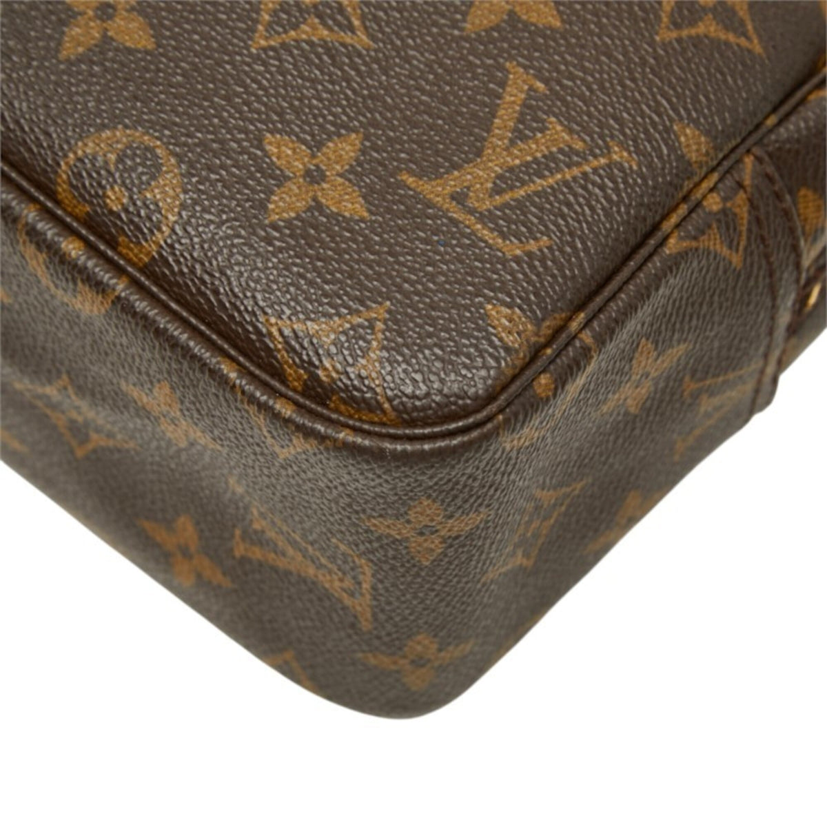 Louis Vuitton Brown Monogram Monogram Clutch Bag Pouch (Pre-Owned)
