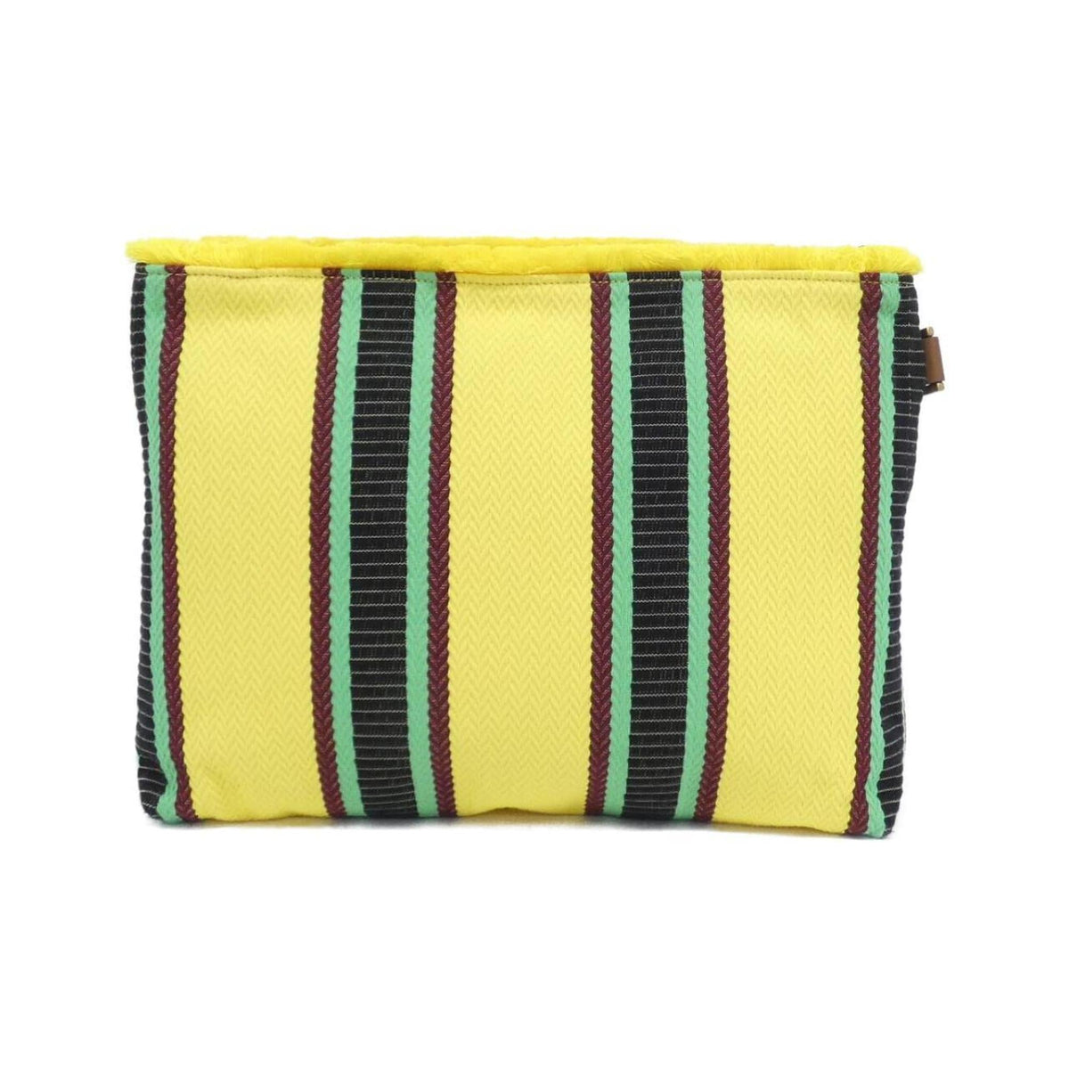 Gucci Multi-Color Yellow Canvas Handbag (Pre-Owned)