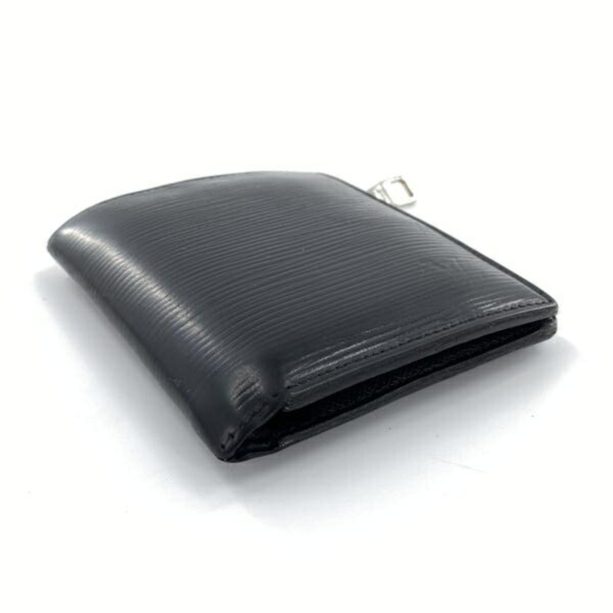 Louis Vuitton Epi Black Blue Wallet (Bi-Fold) (Pre-Owned)