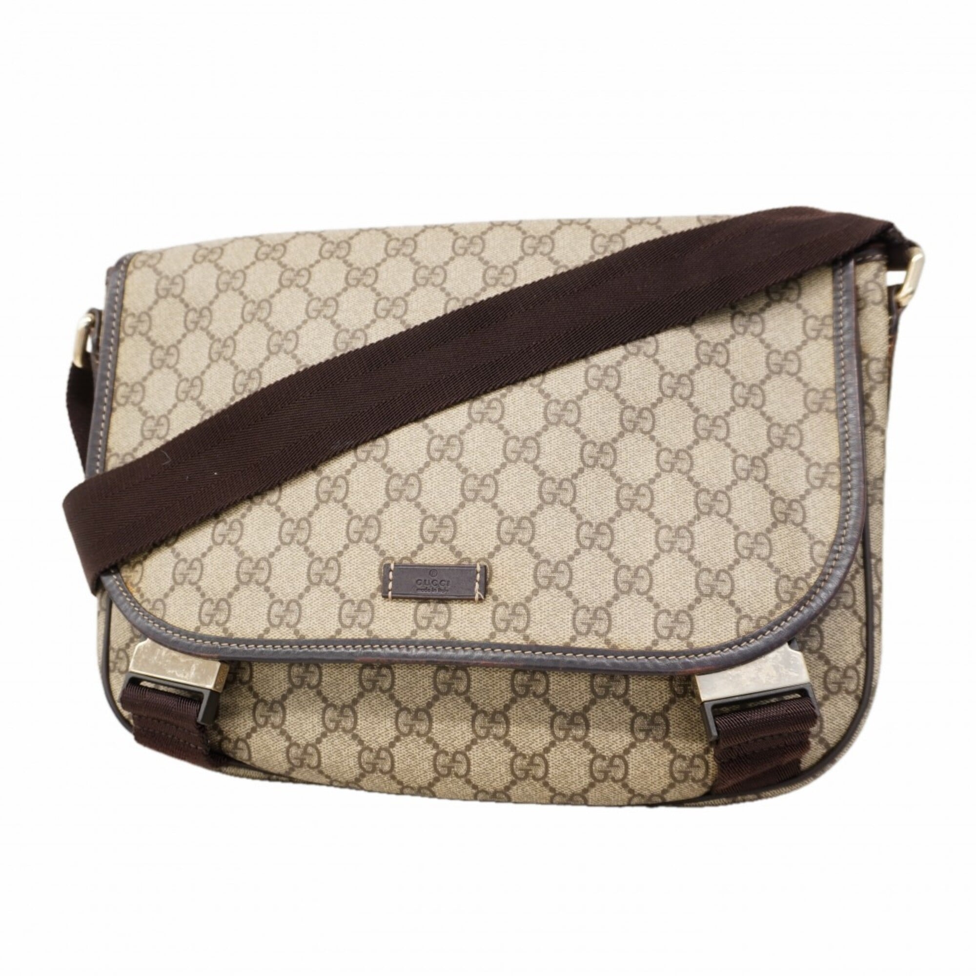 Gucci Brown Pvc Shoulder Bag (Pre-Owned)