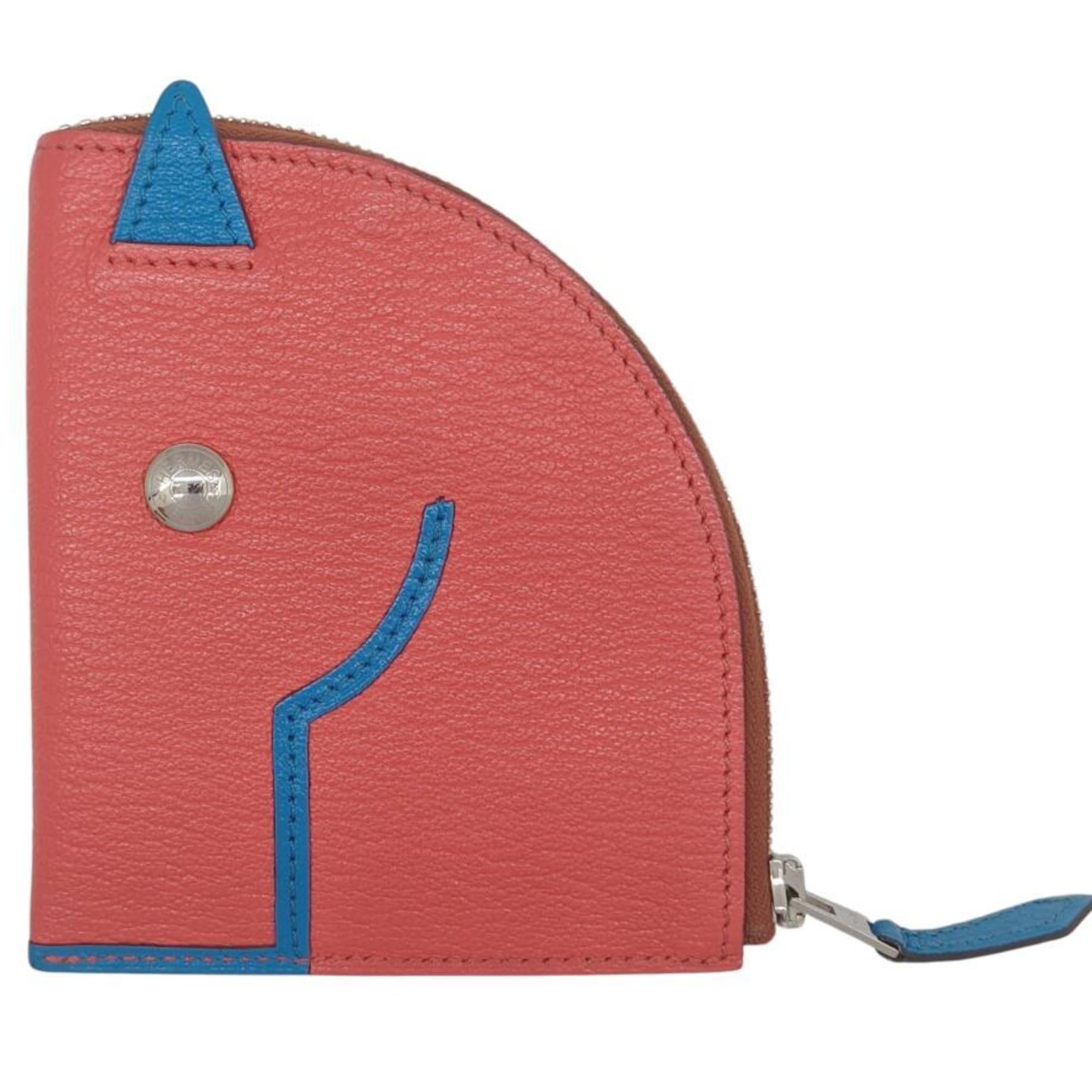 Hermes Chevre Leather Coin Purse/Coin Case (Pre-Owned)